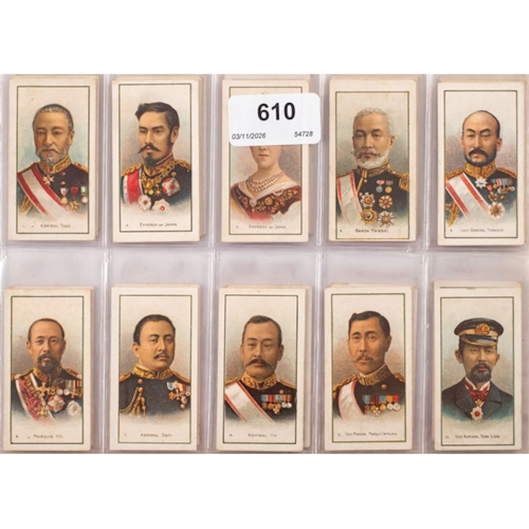 A set of Taddy Russo Japanese War' cigarette cards (25)