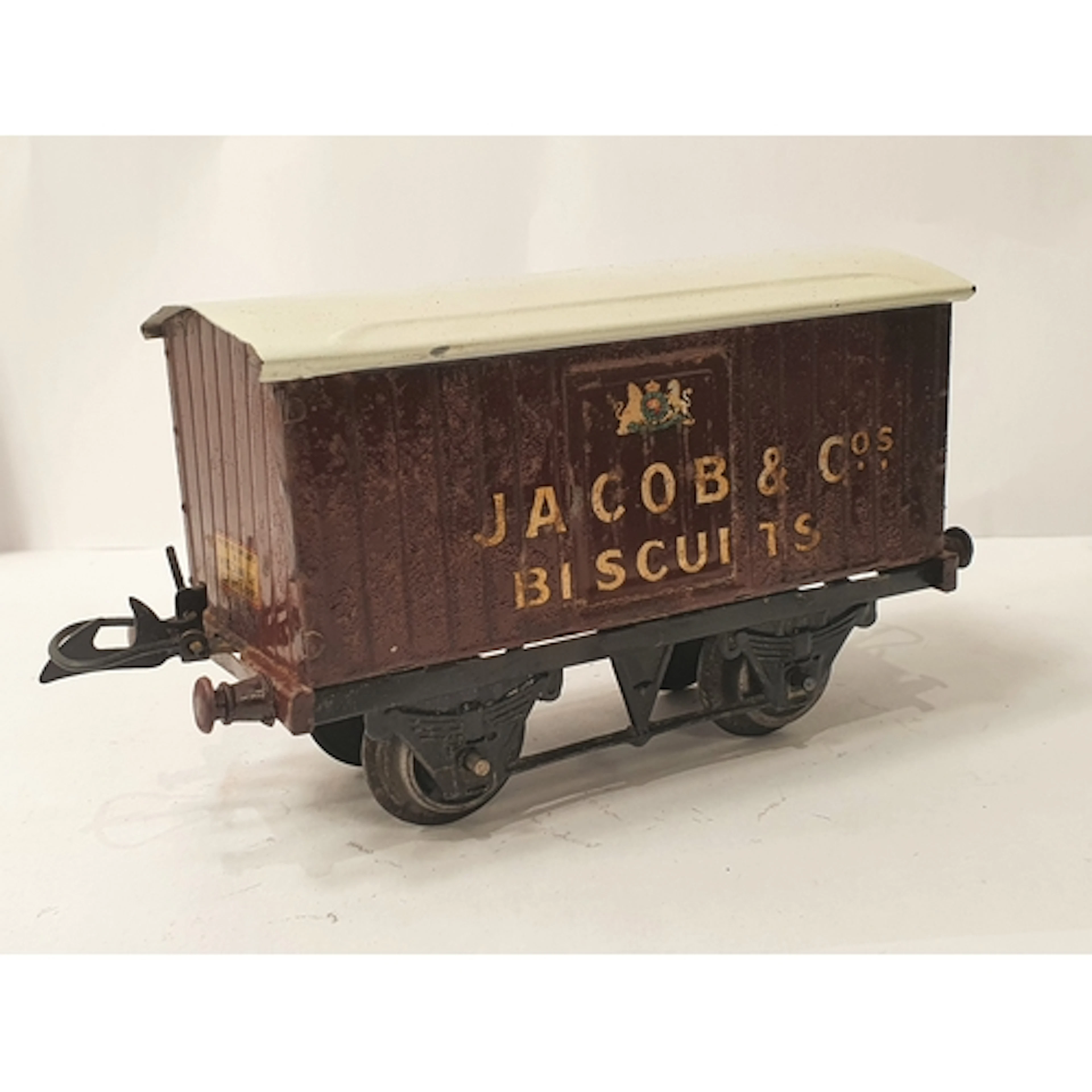 An unboxed Hornby 0 gauge Private Owner Van in Jacob & Co. B...