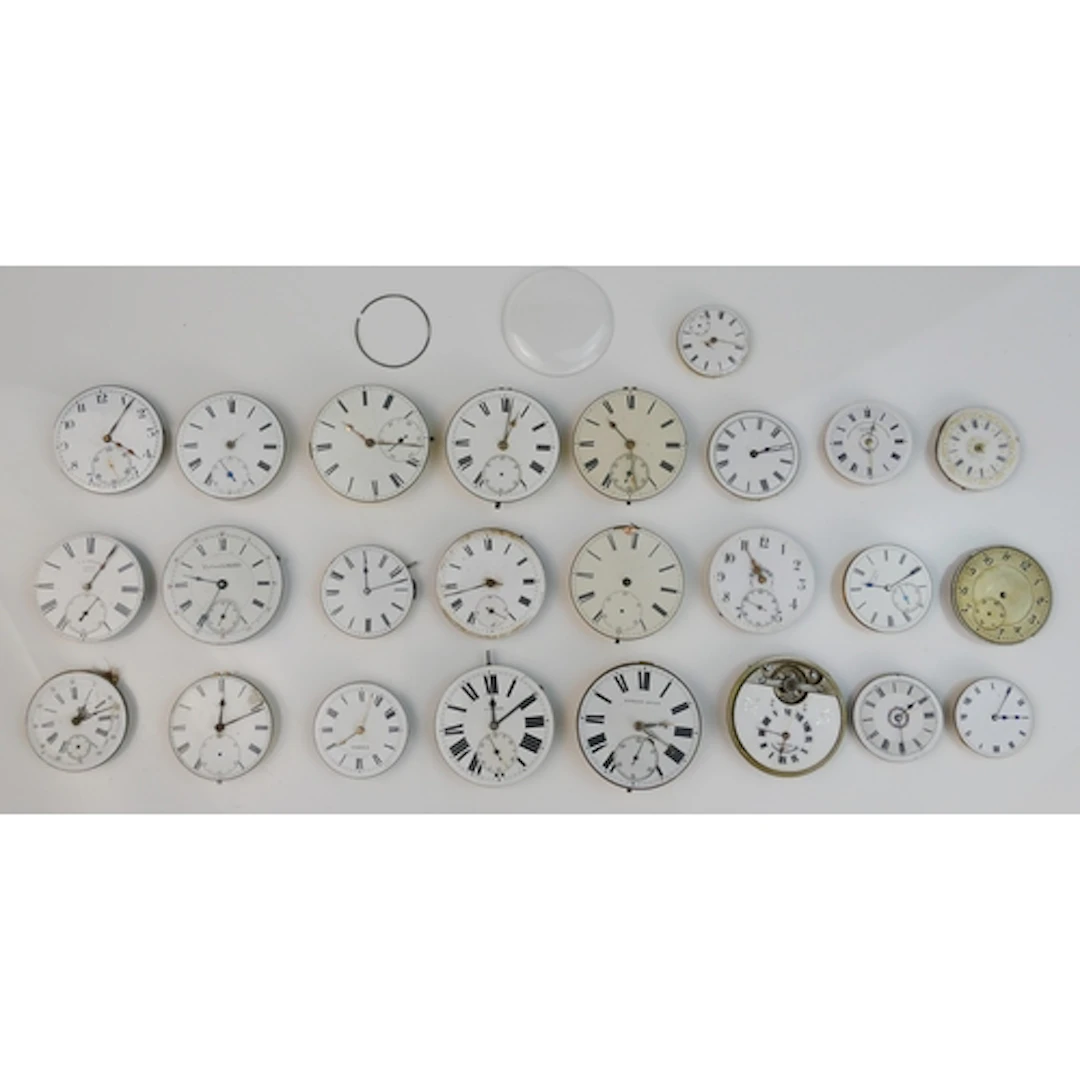 Twenty four pocket watch movements