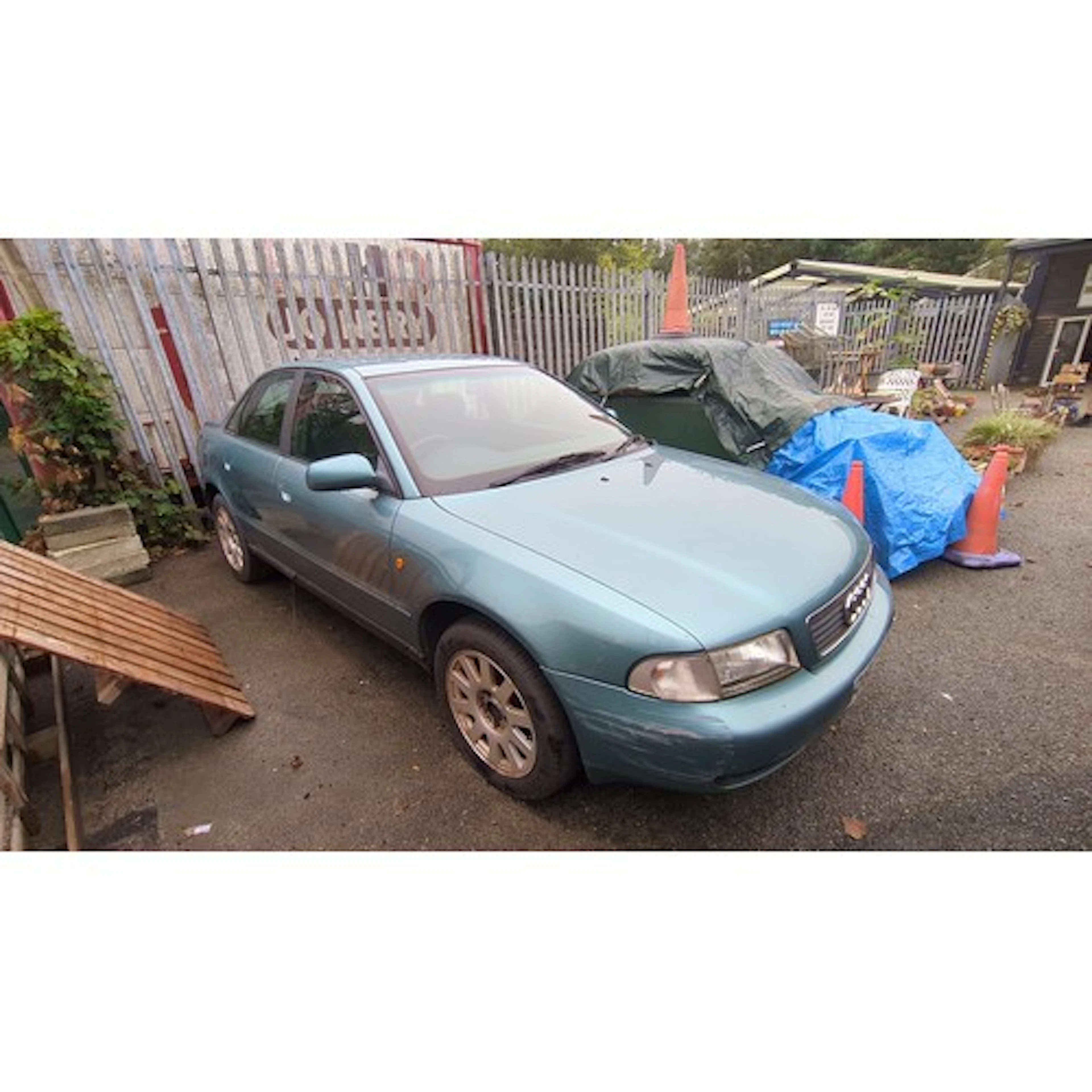 Audi A4 1.8 four-door saloon, automatic, finished in metalli...