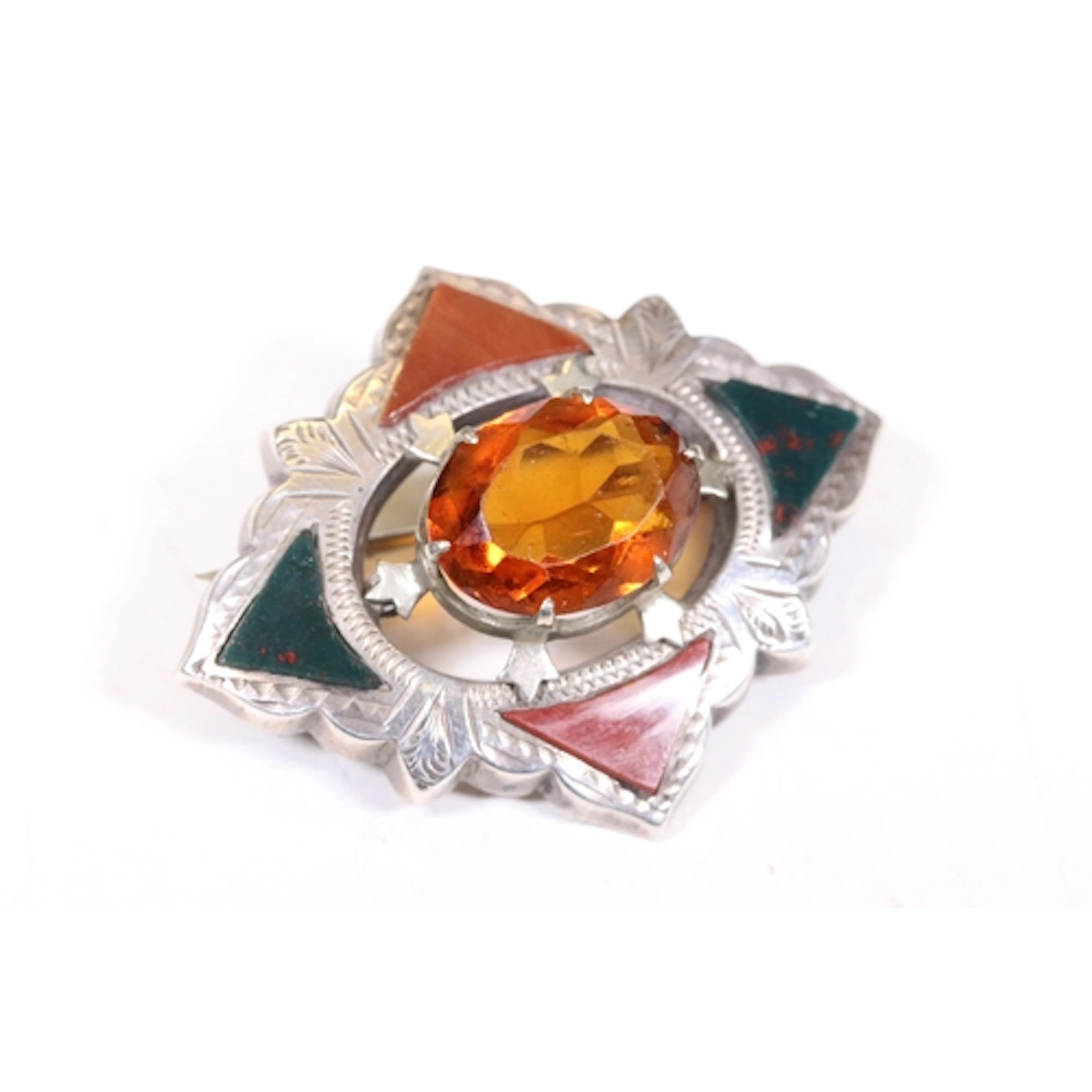 An antique late 19th to early 20th century Scottish sterling...