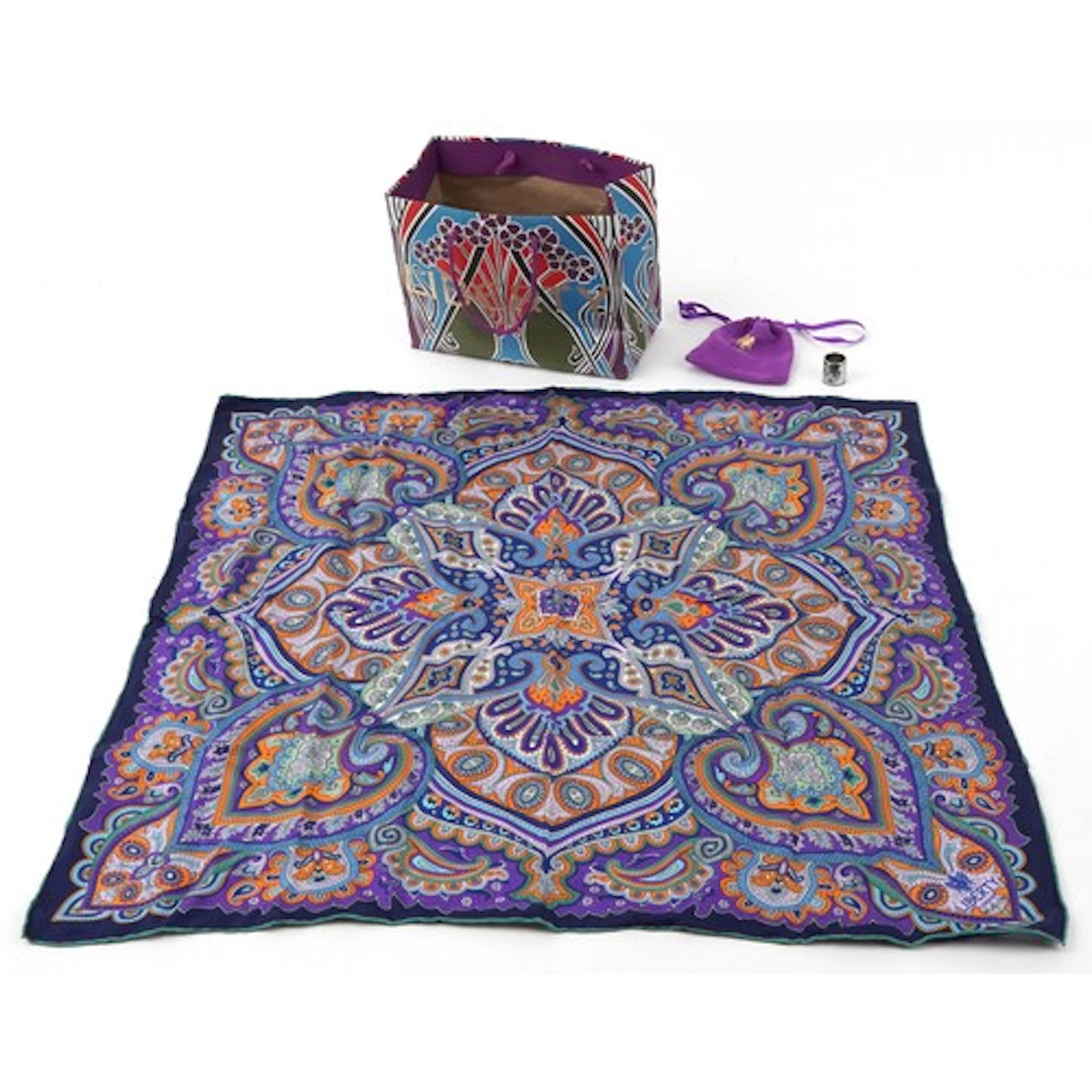 Liberty of London, silk paisley print scarf and Art Nouveau ...