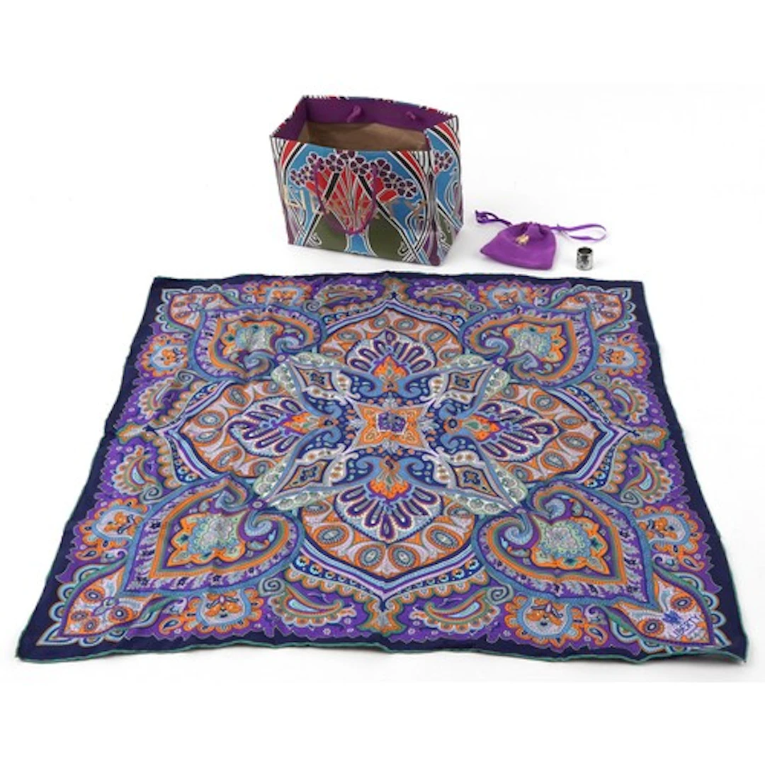 Liberty of London, silk paisley print scarf and Art Nouveau ...