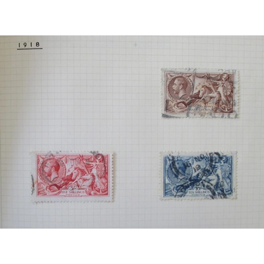 QV-QEII M/U, coln in 5 Rapkin popular albums incl 1902-10 va...