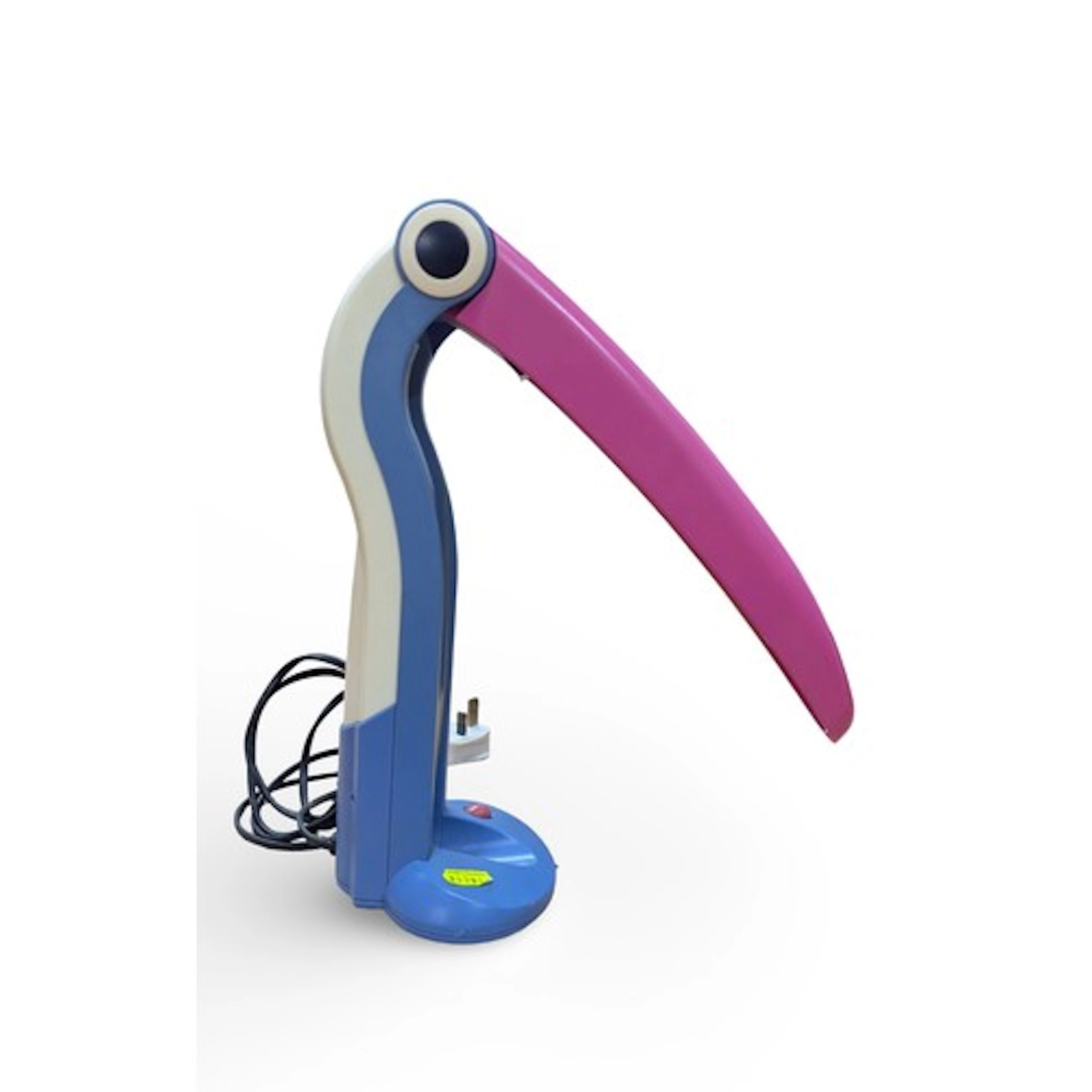 HT Huang for Huangslite, a 1980s' novelty toucan folding tab...