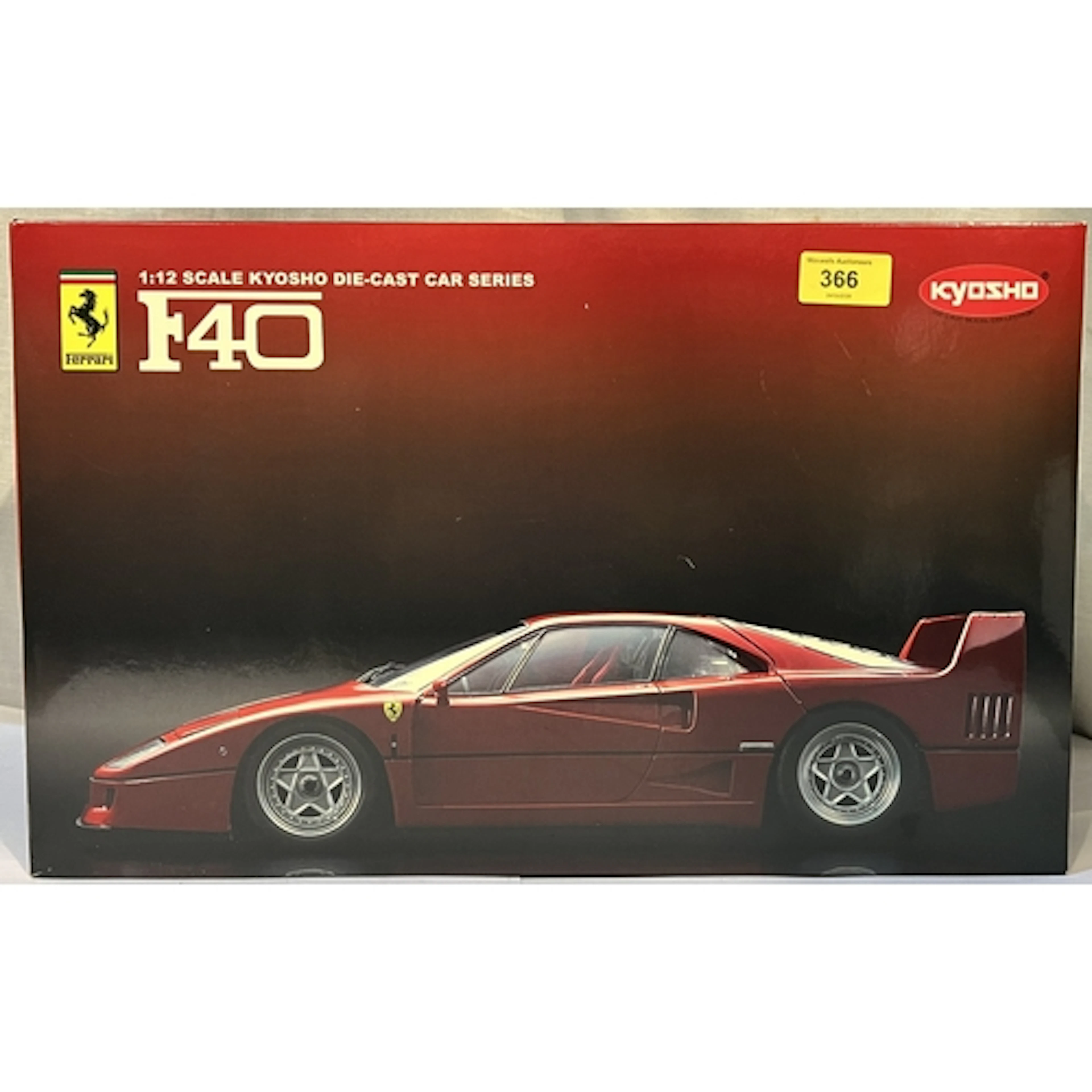 Kyosho 1:12 scale diecast F40 Ferrari boxed