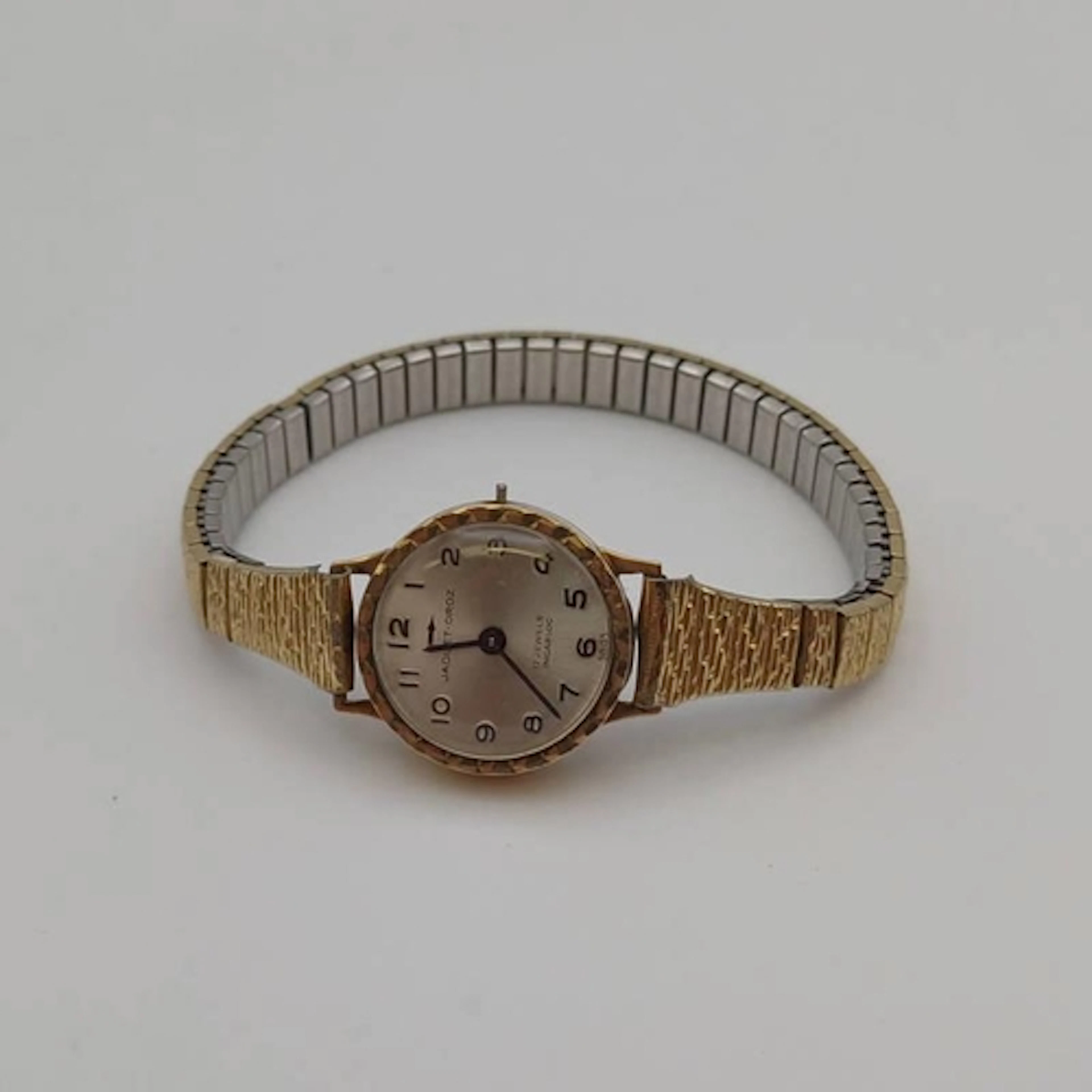 9CT JACQUET - DROZ WRIST WATCH