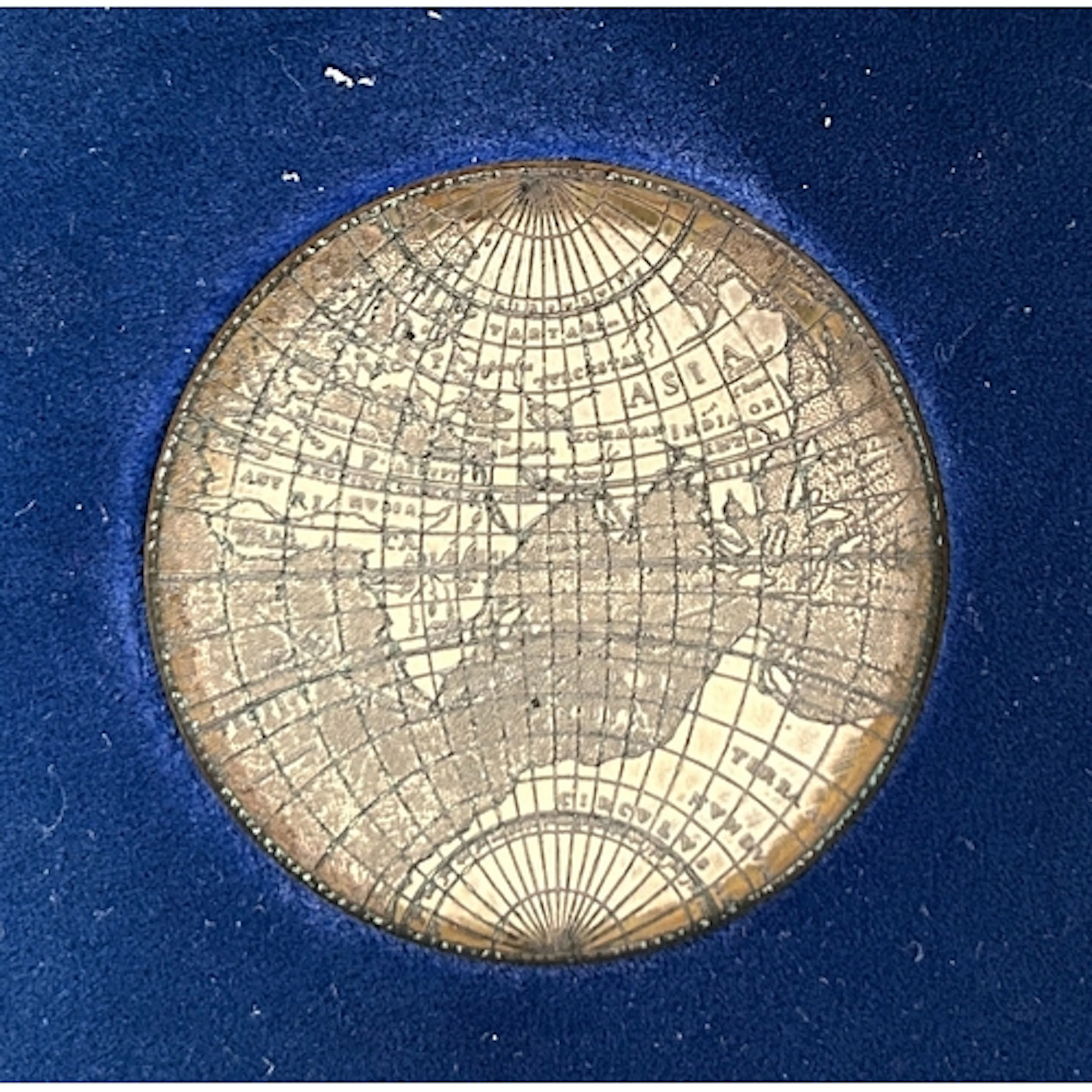 The Drake Medal “Map of the World” silver commemorative meda...