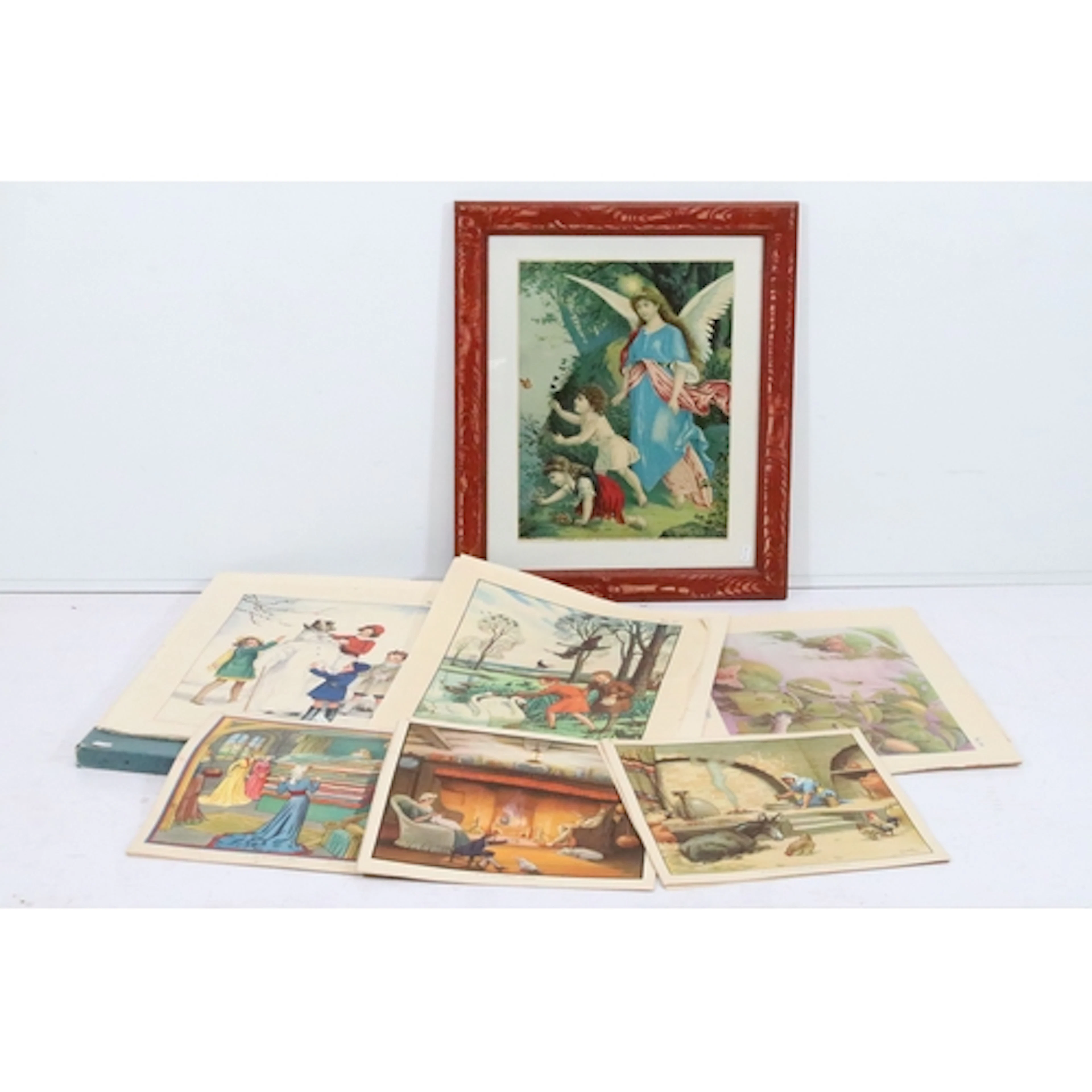 Folder of 1950s Enid Blyton Infant School Coloured Teaching ...