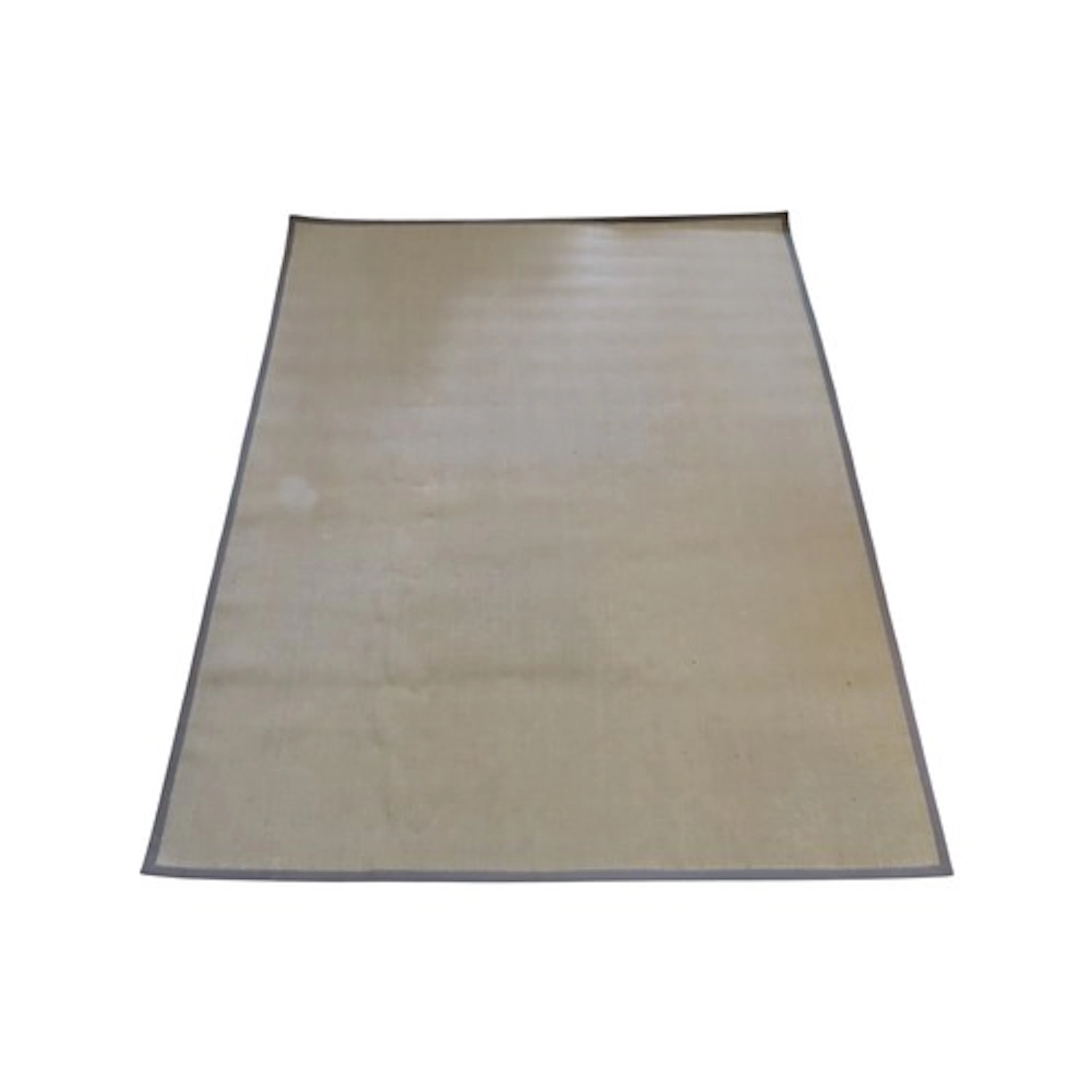 A modern Sisal rug with banded borders. 453 x 360cm.