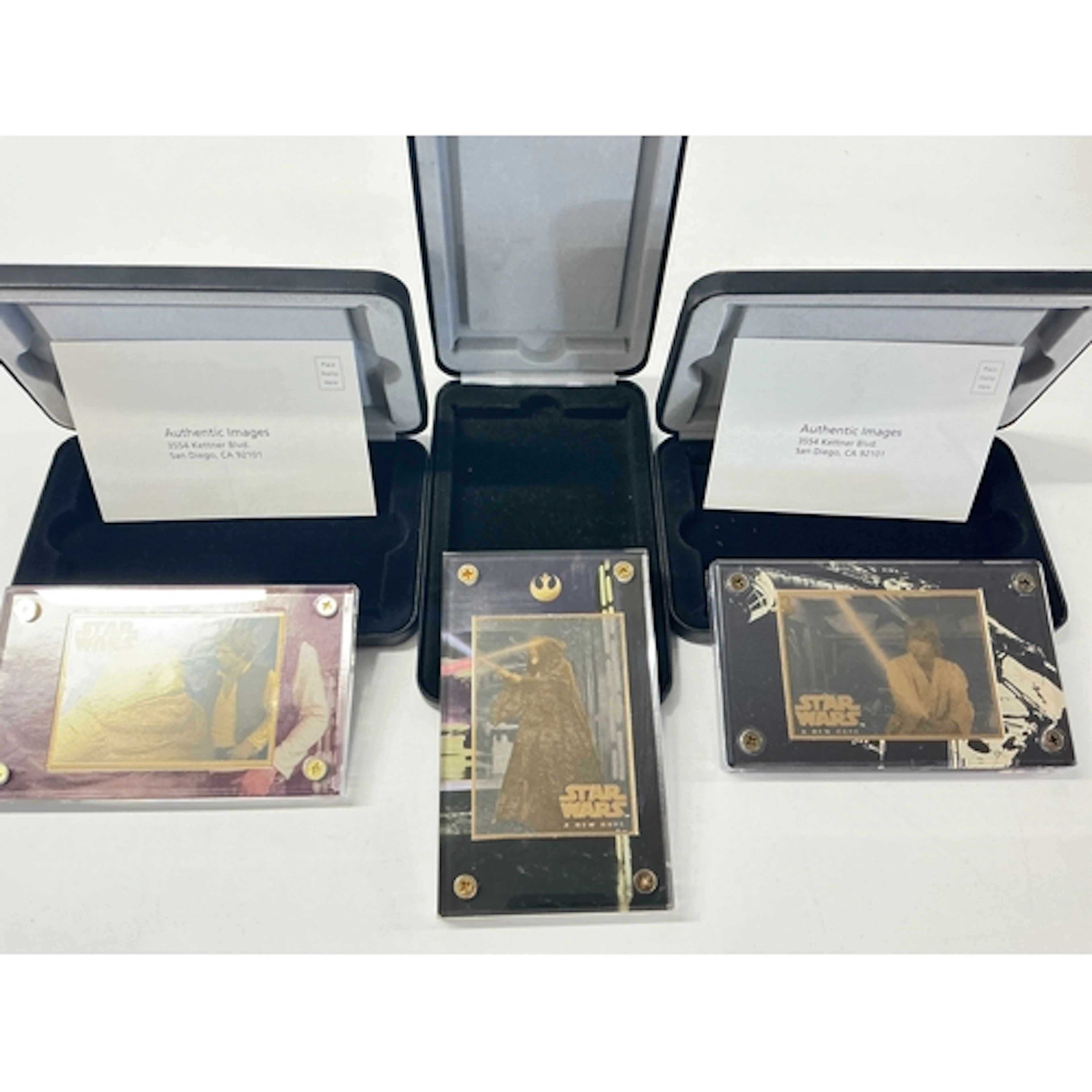 3 X Limited Edition 1997 Authentic Images Star Wars Trilogy ...