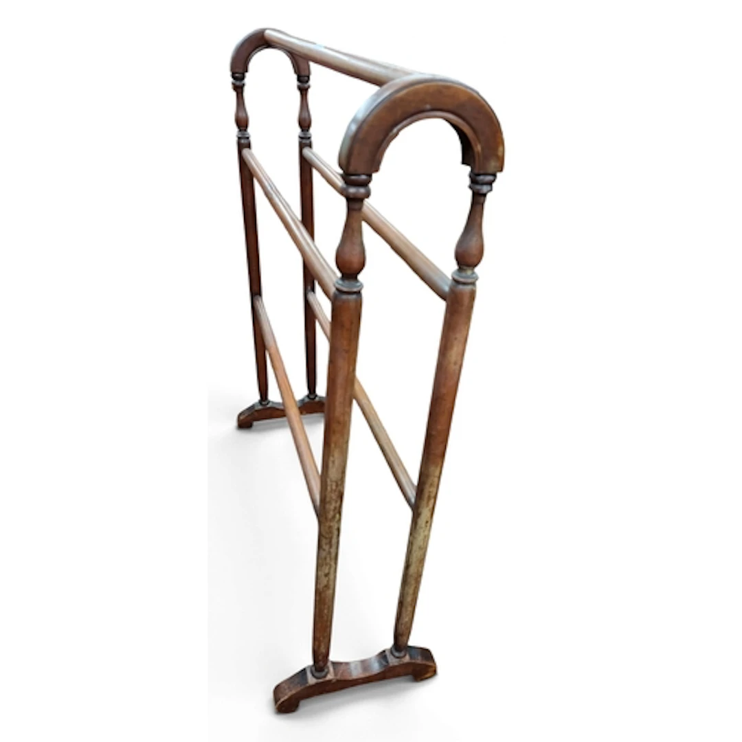 A good 19th Century Mahogany Towel Rail. W 77 x H 89 cm appr...