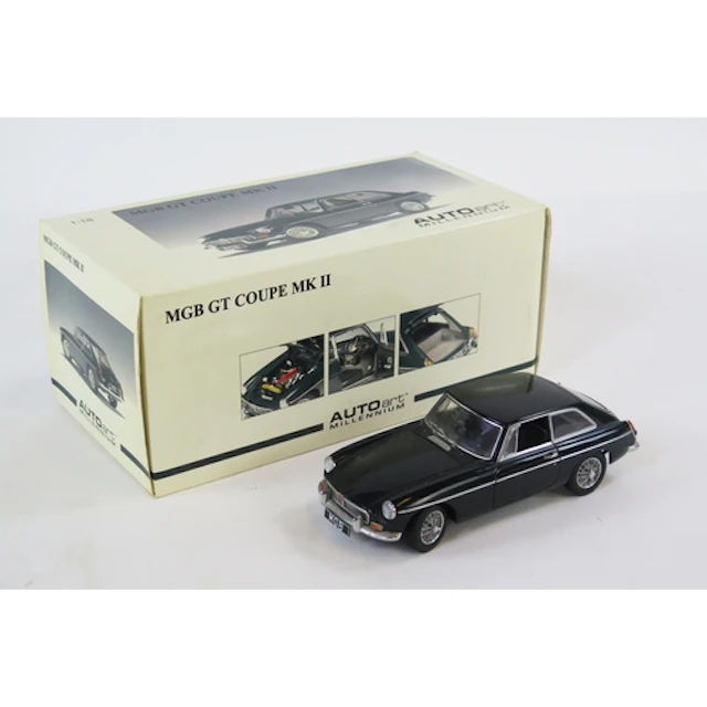 AUTOart Millennium 1:18 MGB GT Coupe Mk II in black - genera...