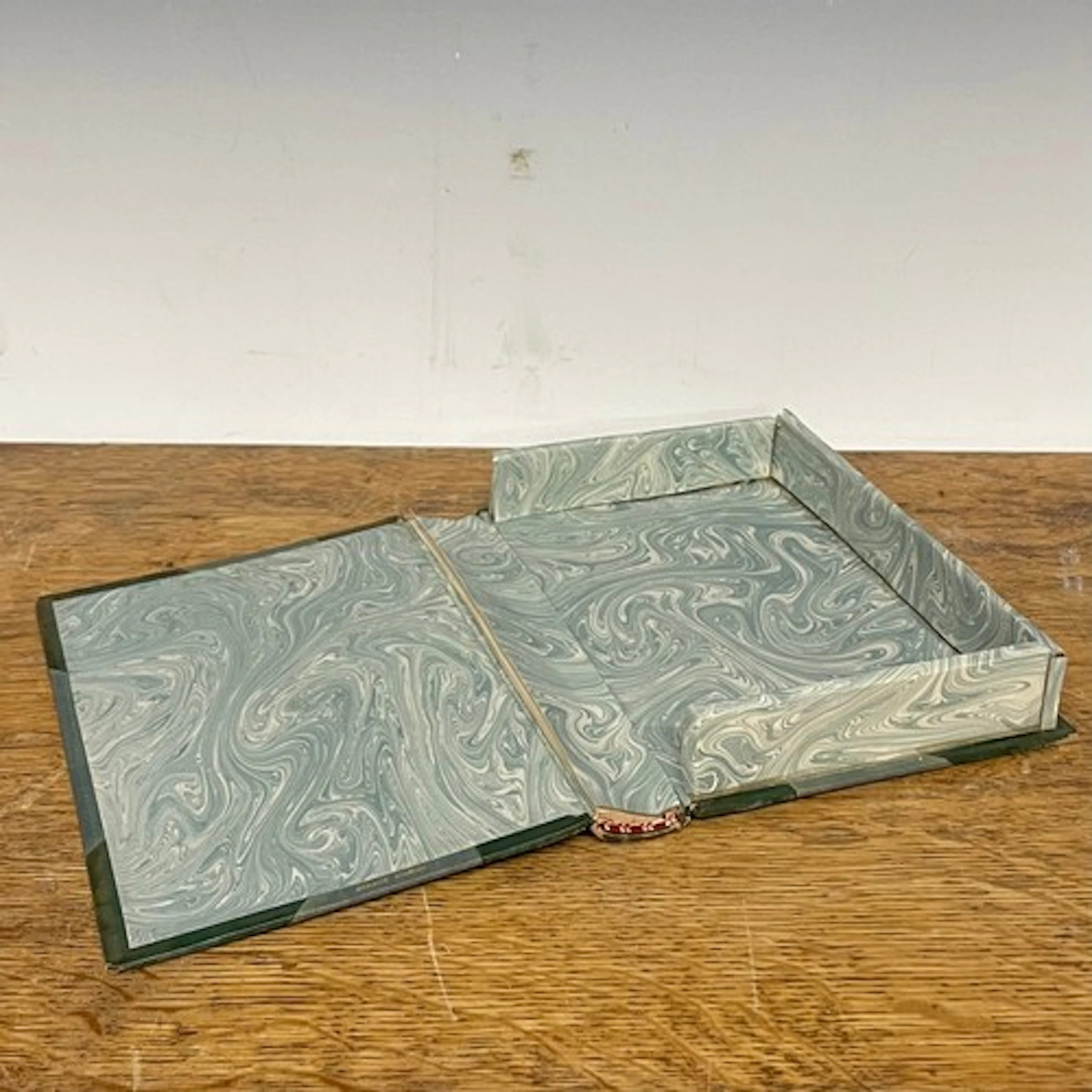 A library bookcase disguise niche, R.L. Stevenson, Memories ...