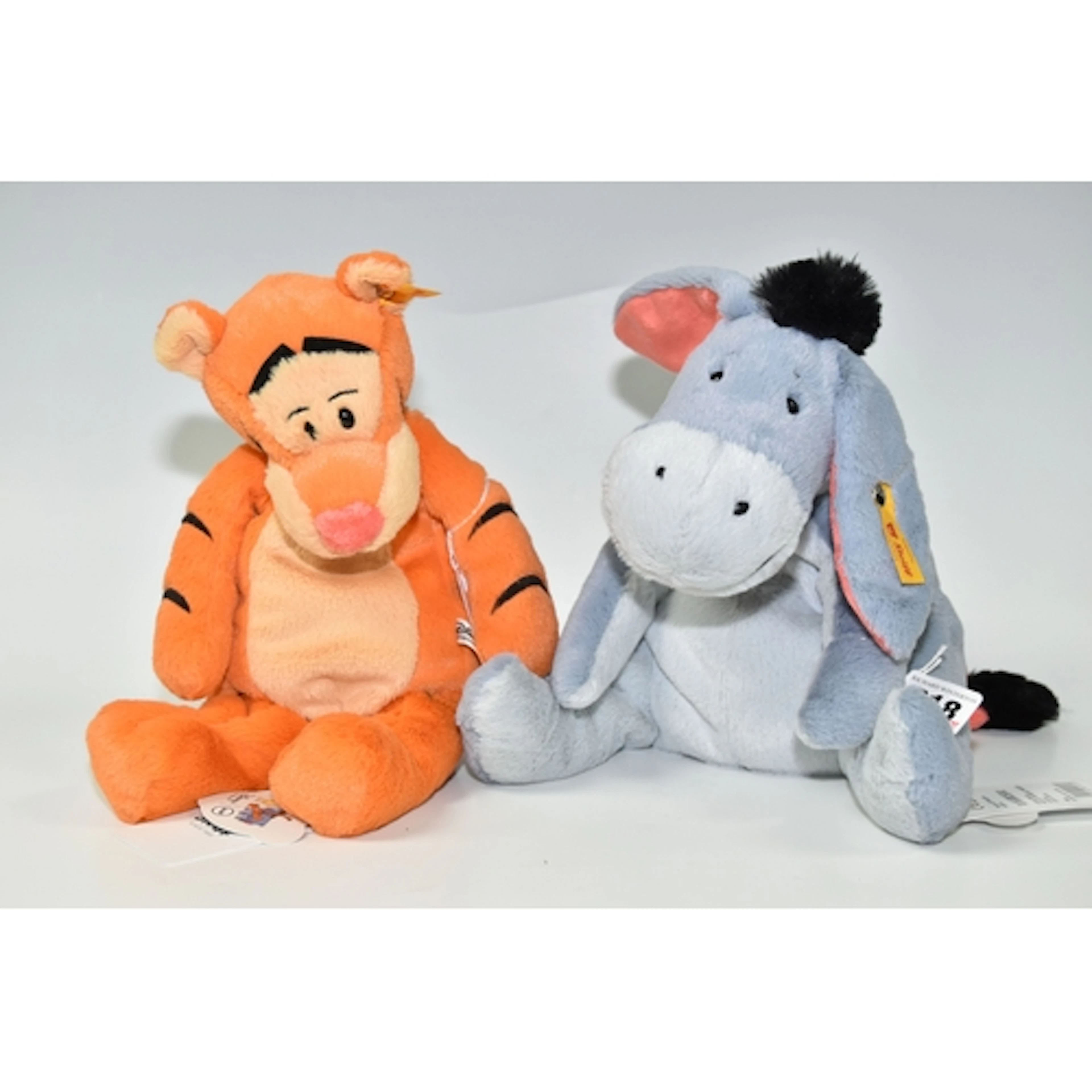 TWO STEIFF DISNEY WINNIE THE POOH CHARACTERS, comprising sof...
