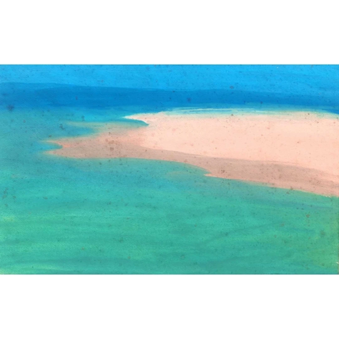 § John MILLER (1931-2002) Hayle Estuary Gouache, stamp signe...
