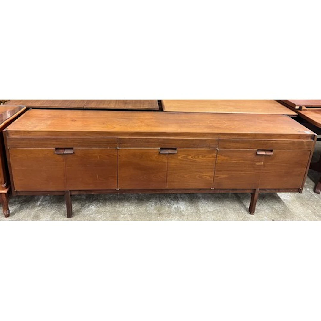 Beithcraft vintage teak sideboard fitted three drawers over ...