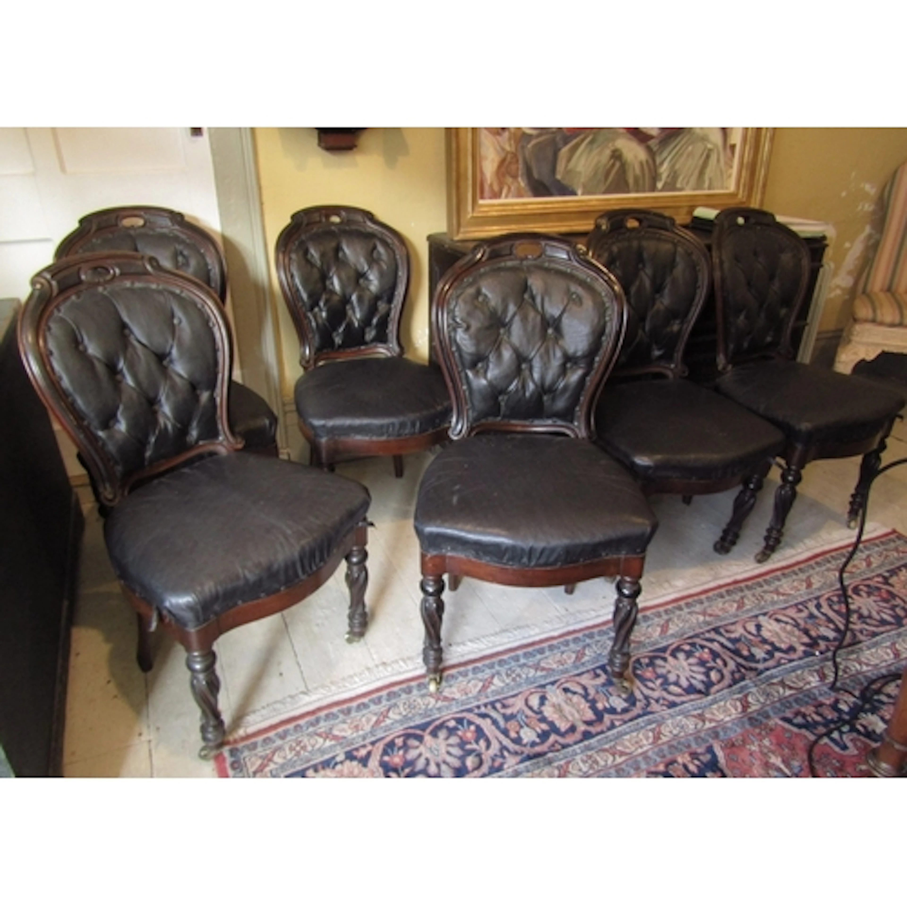 Good Set of Six William IV Mahogany Dining Chairs Well Detai...