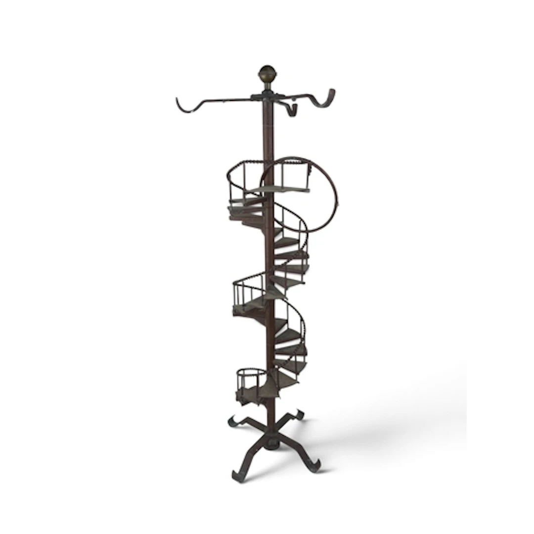AN ARCHITERCTURAL MODEL OF A SPIRAL STAIRCASE 78cm H...