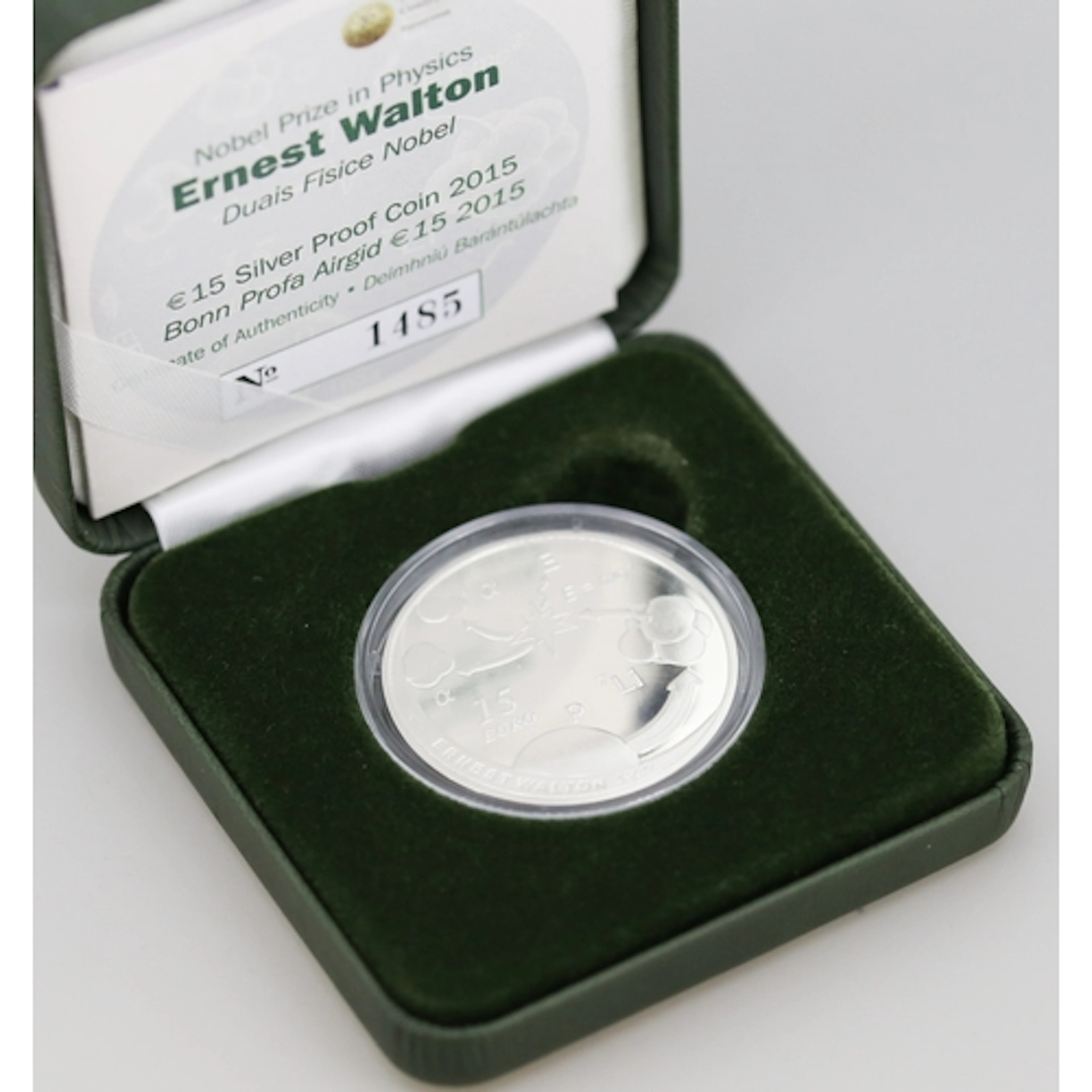 Sterling Silver Limited Edition Irish Commemorative 15 Euro ...