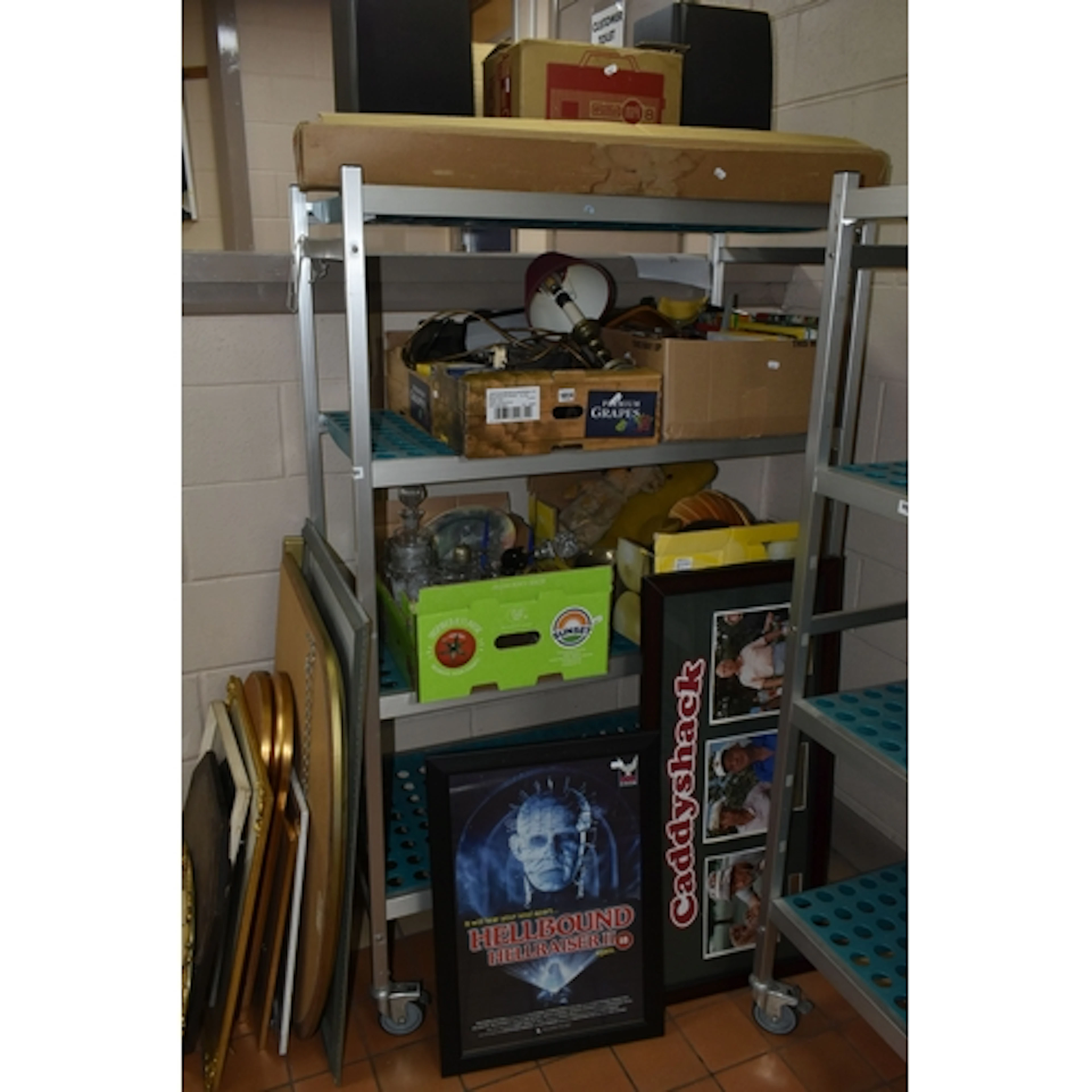 FOUR BOXES AND LOOSE OF ASSORTED HOUSEHOLD ITEMS to include ...