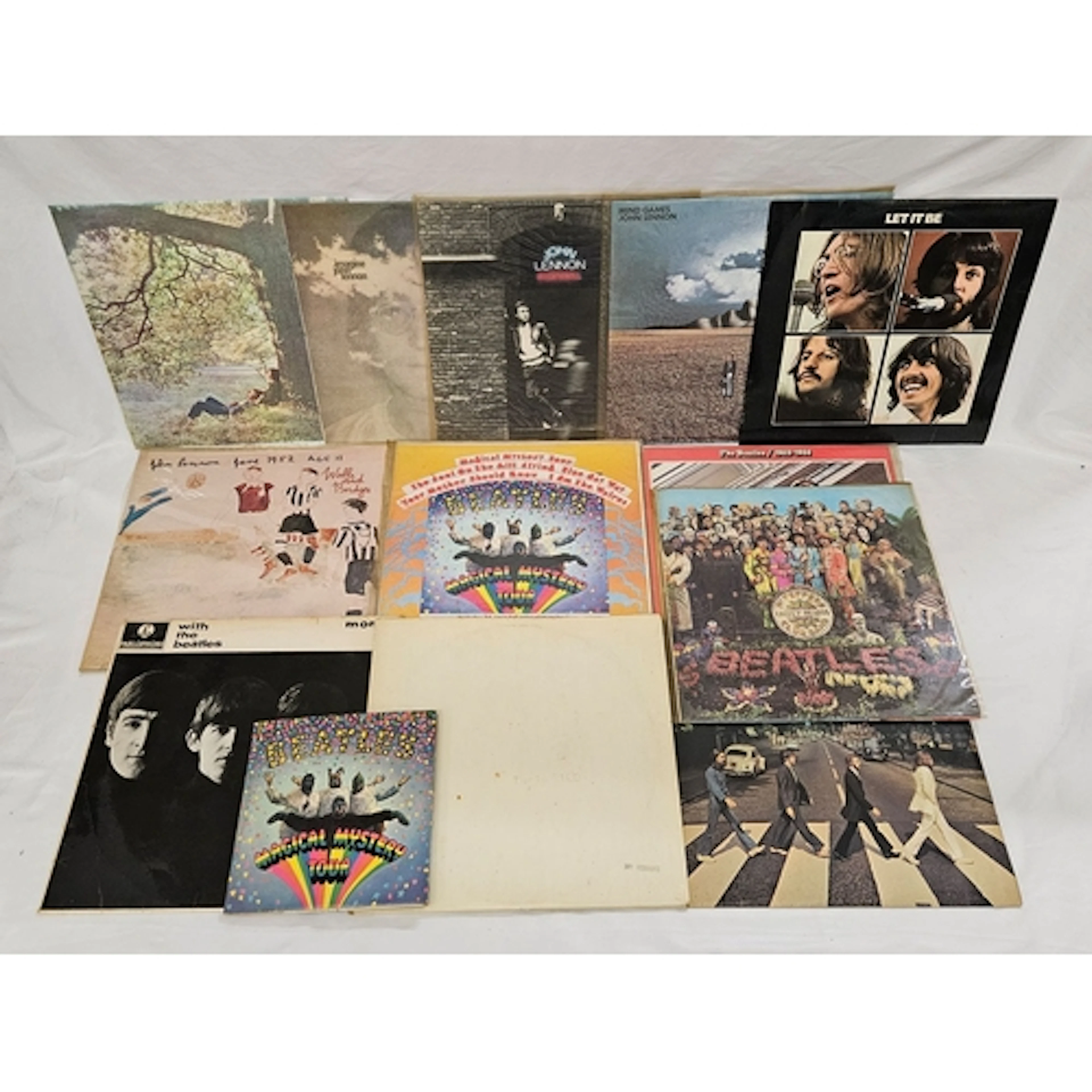 Records/Vinyls incl. The Beatles The White Album, With The B...