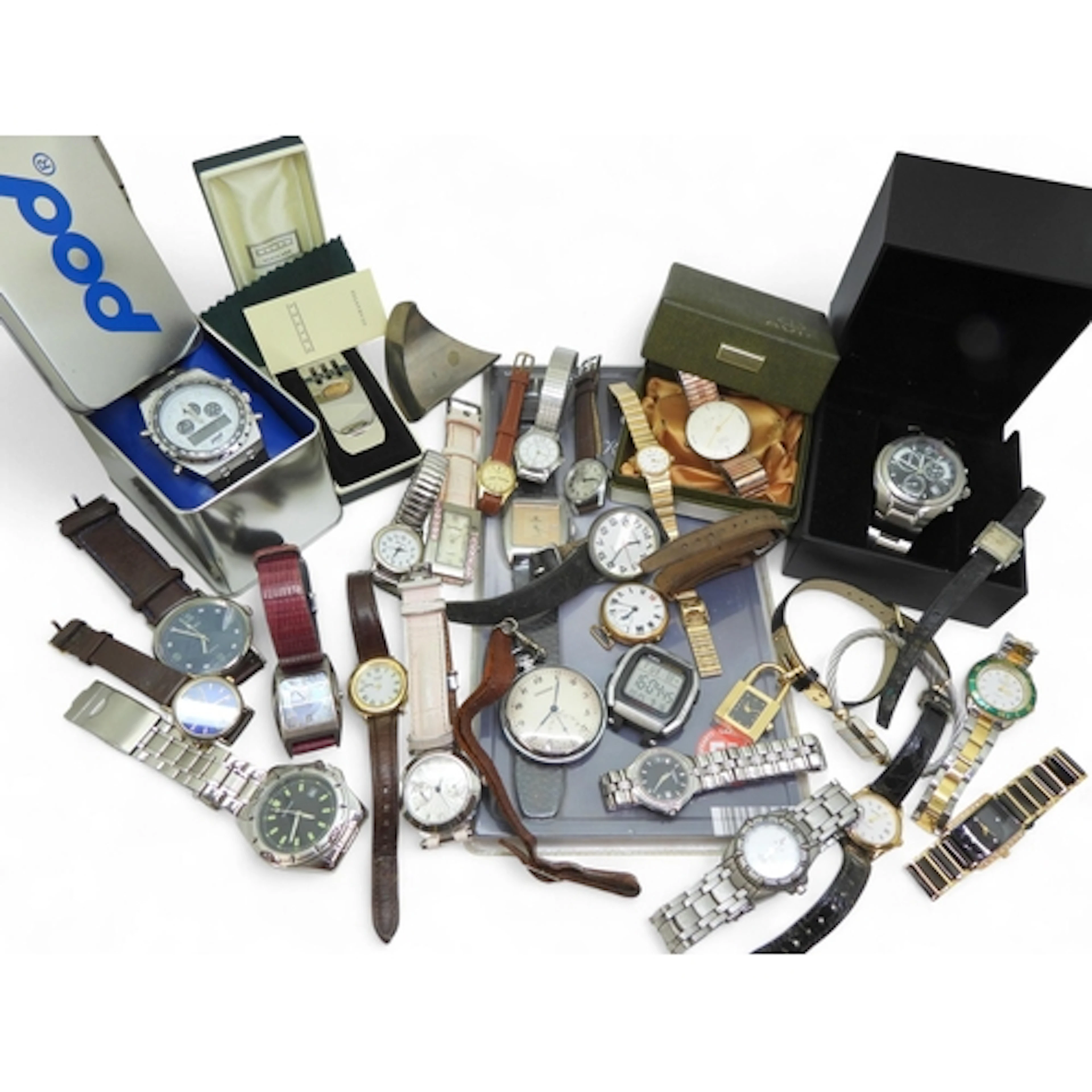 A collection of watches to include Avia, Sekonda, a Breil wi...