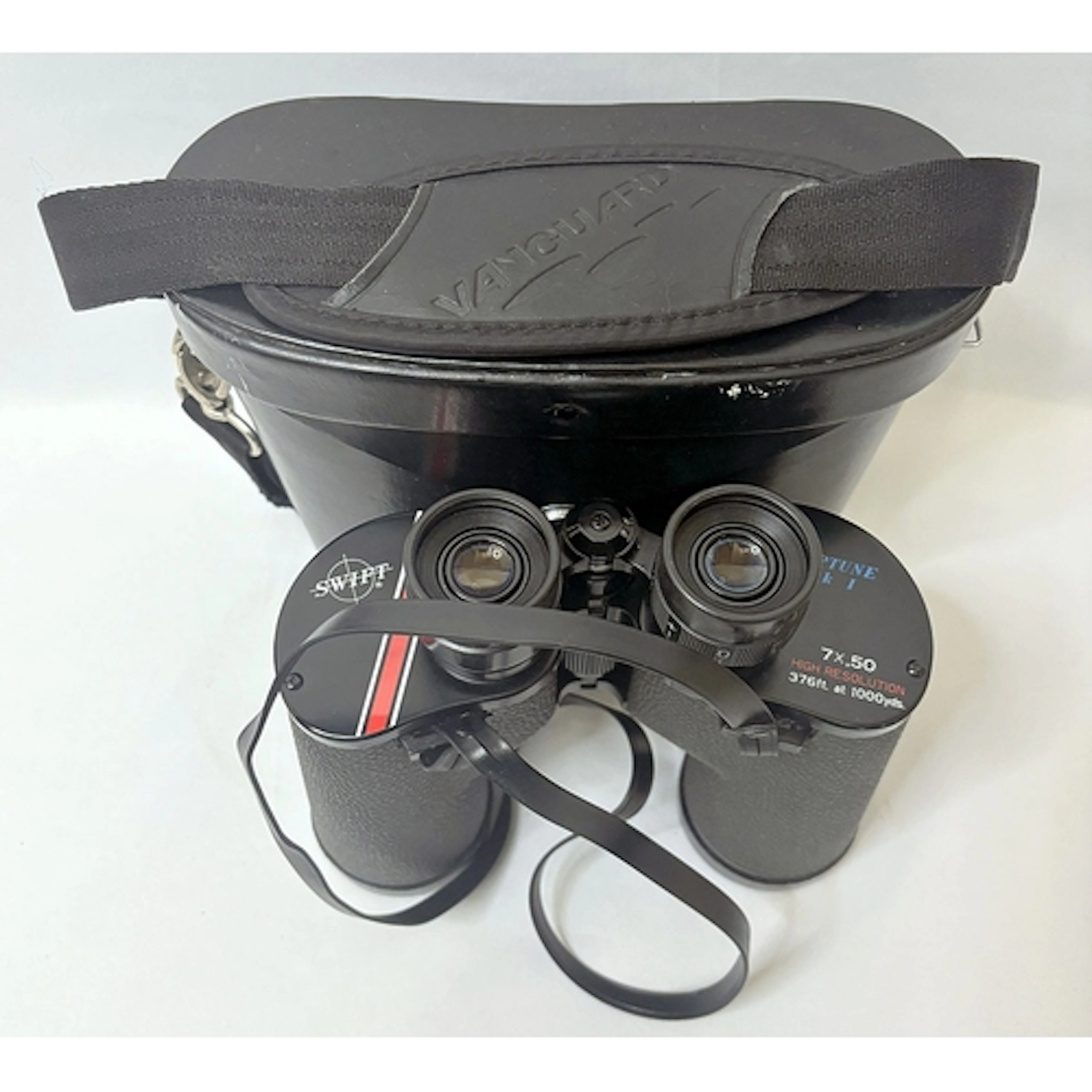 Pair Swift Neptune Mark I 7x50 binoculars in original case