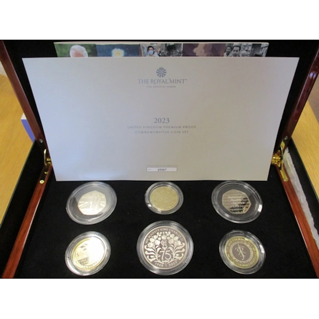2023 CuNi premium proof cased set of 6 FDC. Limited Edition ...