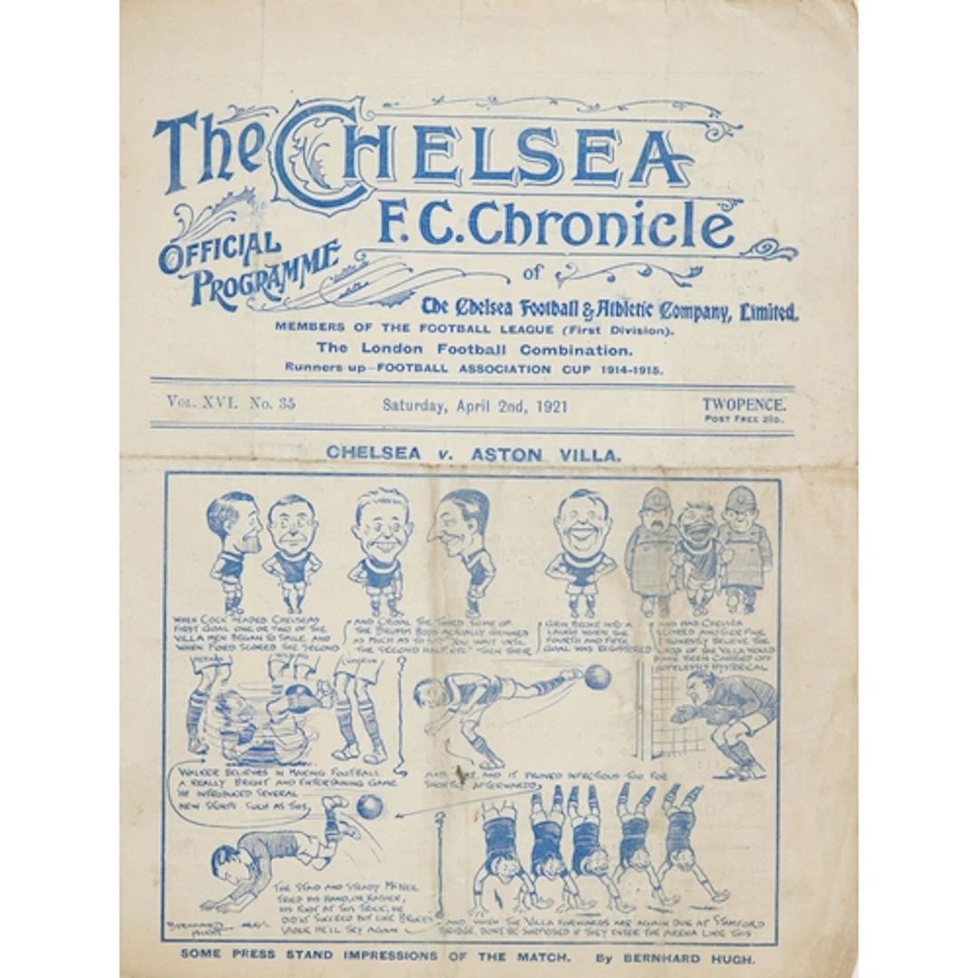 The Chelsea F.C. Chronicles official football programme - Ch...