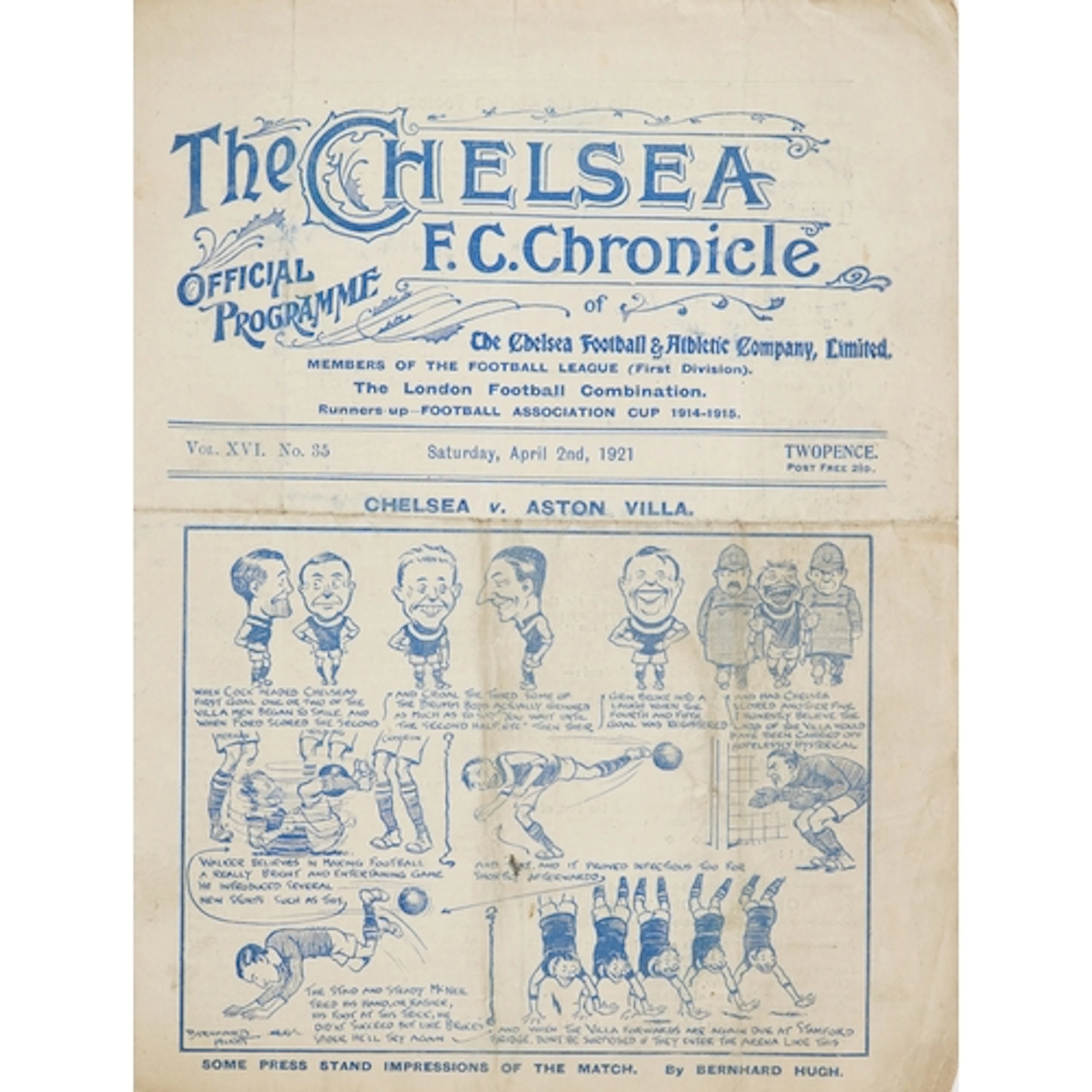 The Chelsea F.C. Chronicles official football programme - Ch...