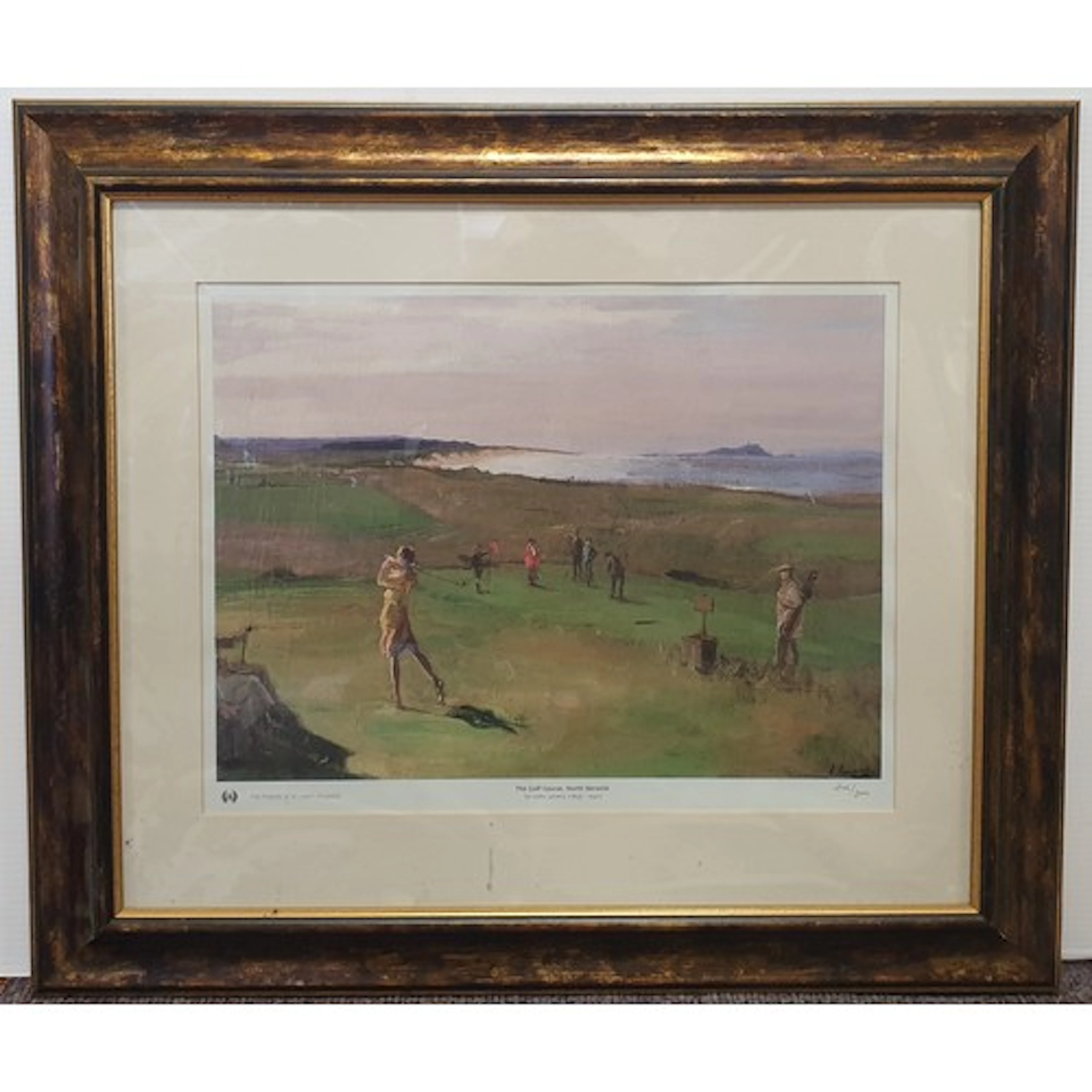 Limited Edition Framed Golf Print "The Golf Course North Ber...