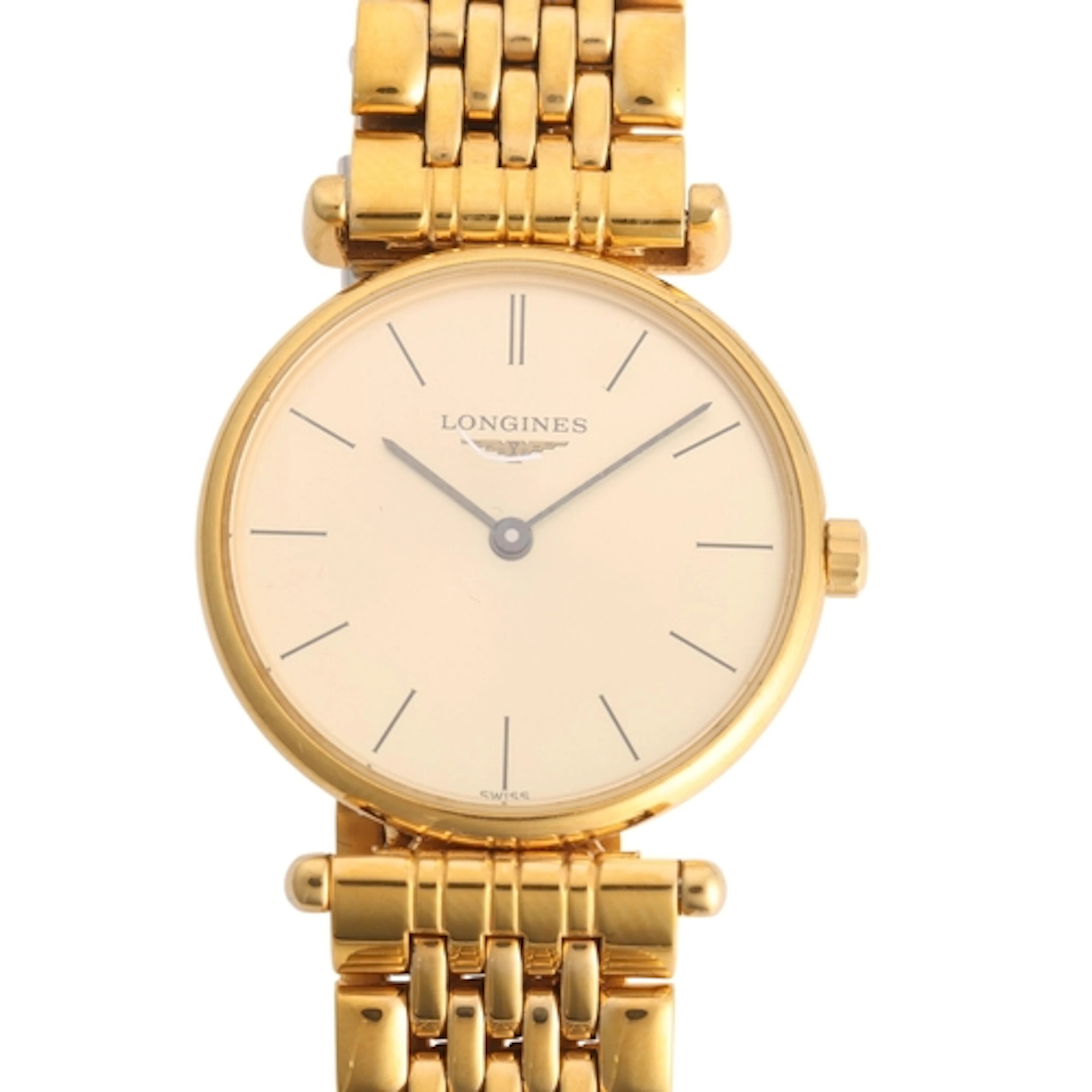 LONGINES - a lady's gold plated La Grande Classique quartz b...