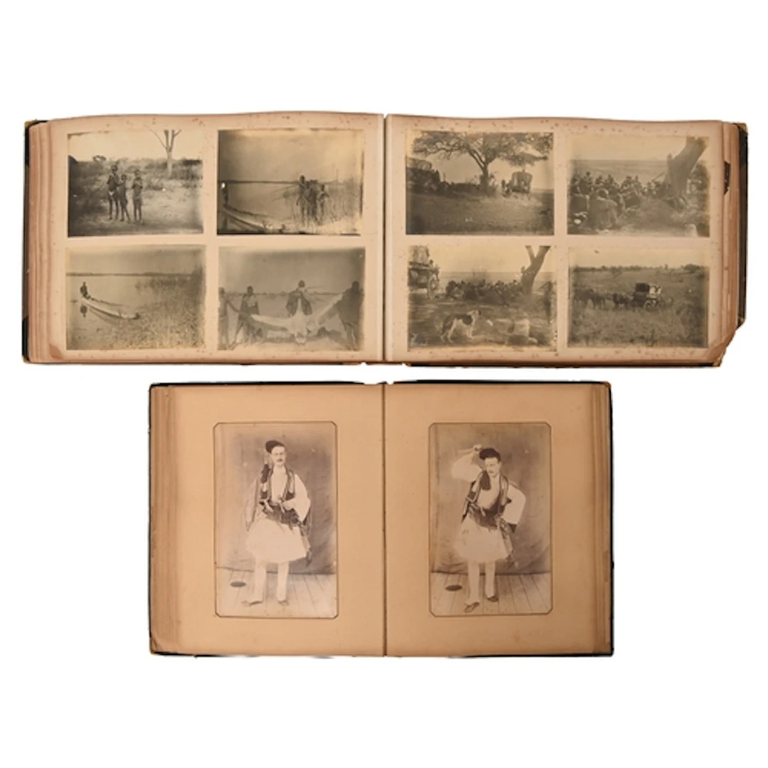 Travel. A late Victorian album, c. 1890, with approx. 120 mi...