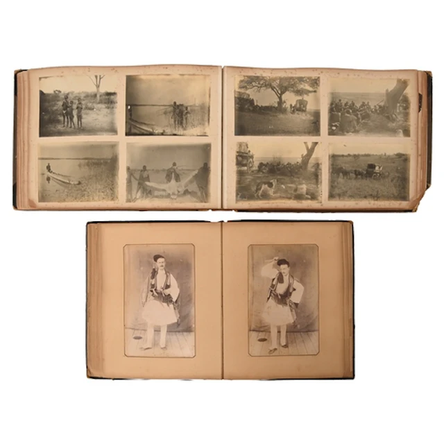 Travel. A late Victorian album, c. 1890, with approx. 120 mi...