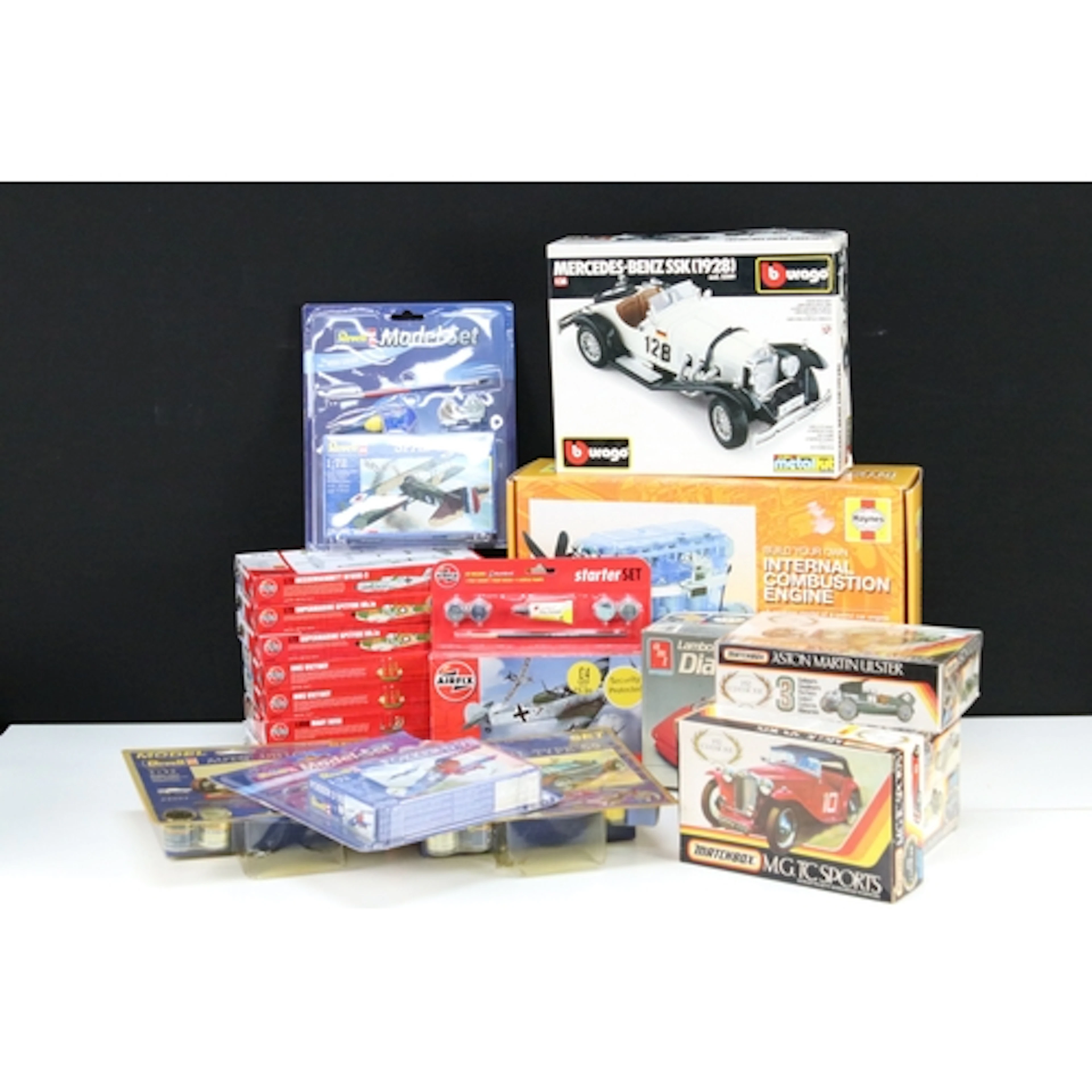 18 Boxed plastic model kits to include Haynes Internal Combu...