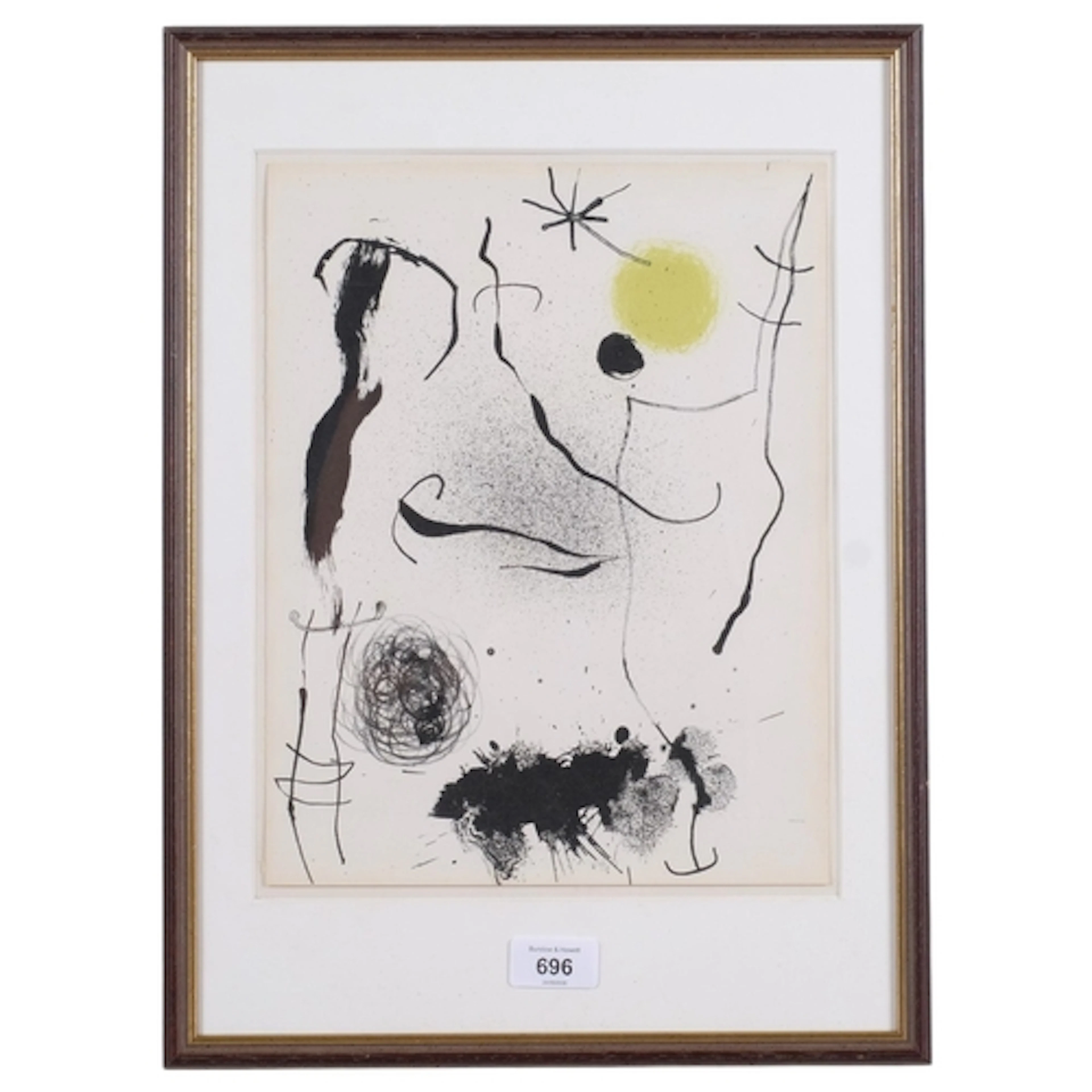 Joan Miro, Bouquet De Reves Leila, original lithograph, circ...