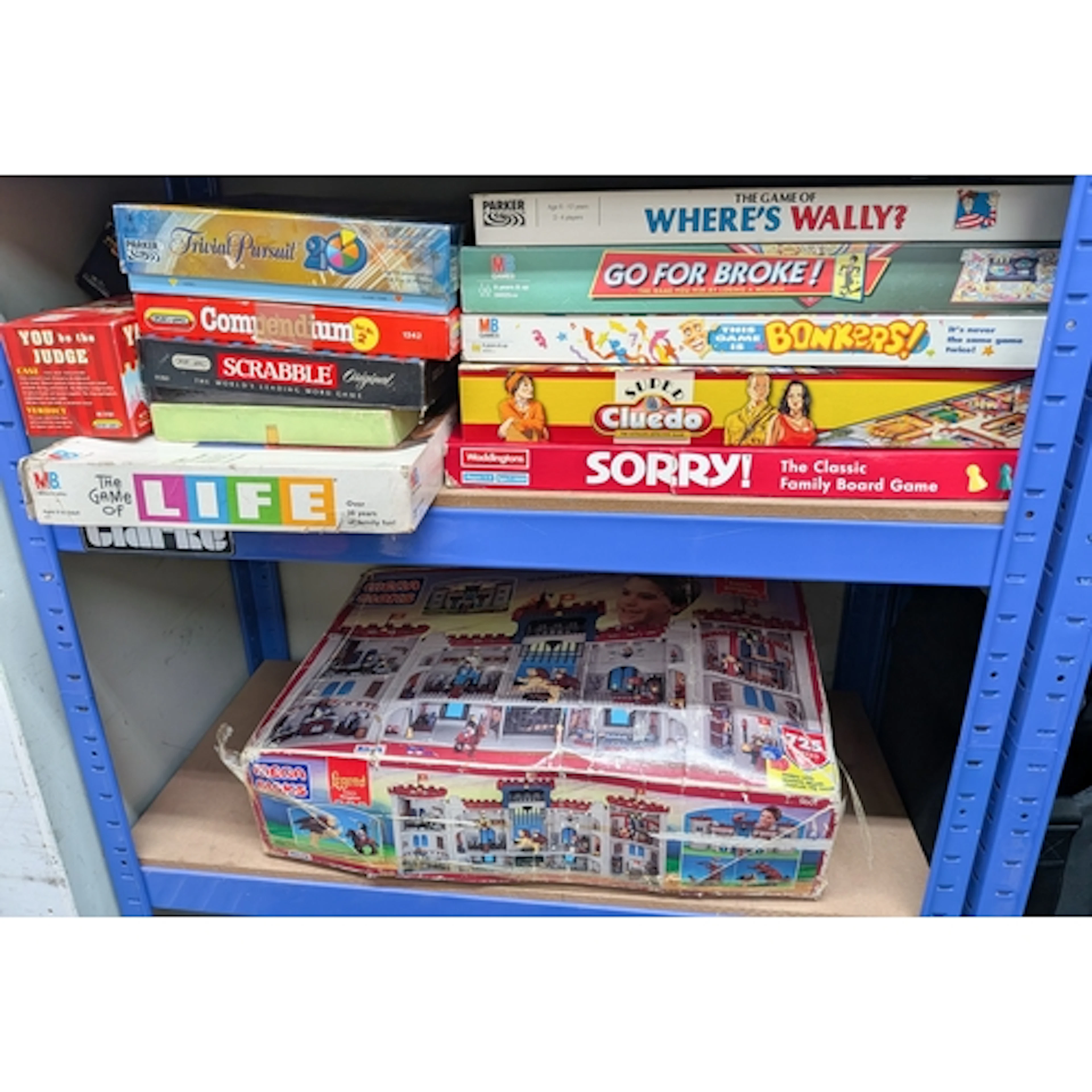 A large quantity of various board and other games to include...