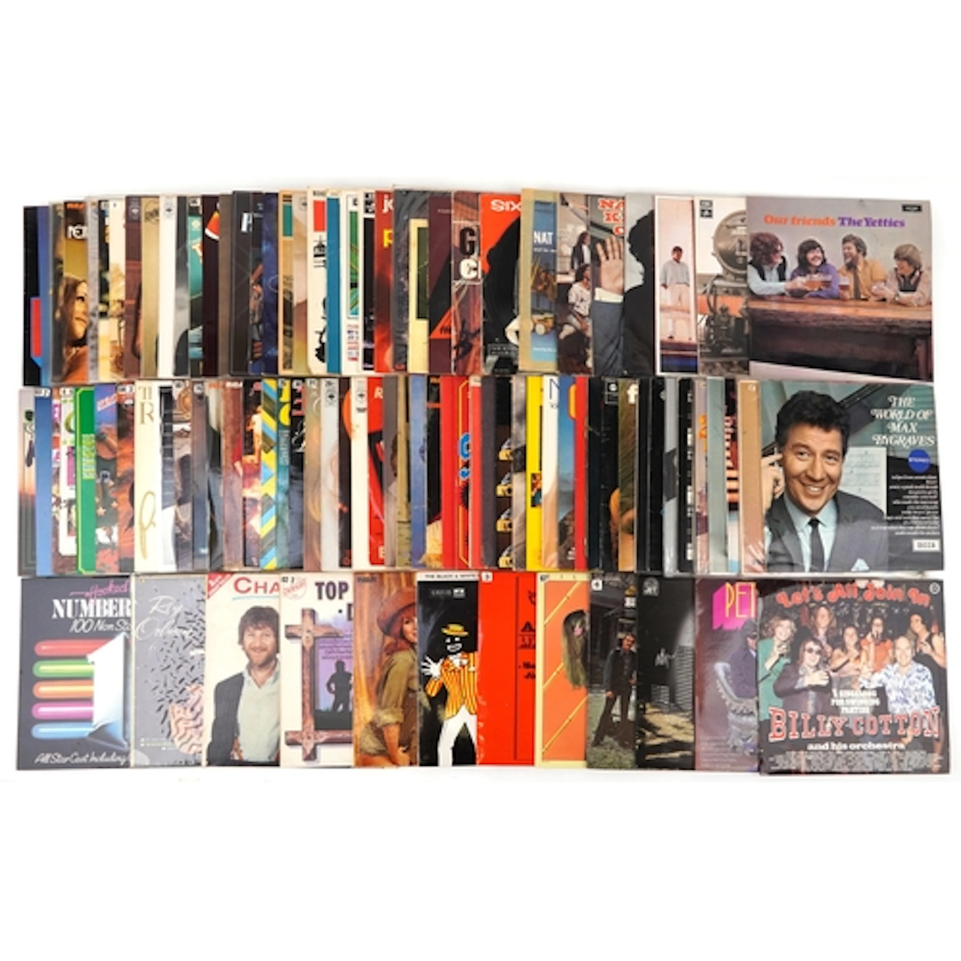Collection of vinyl LP records including Roy Orbison, Chas. ...