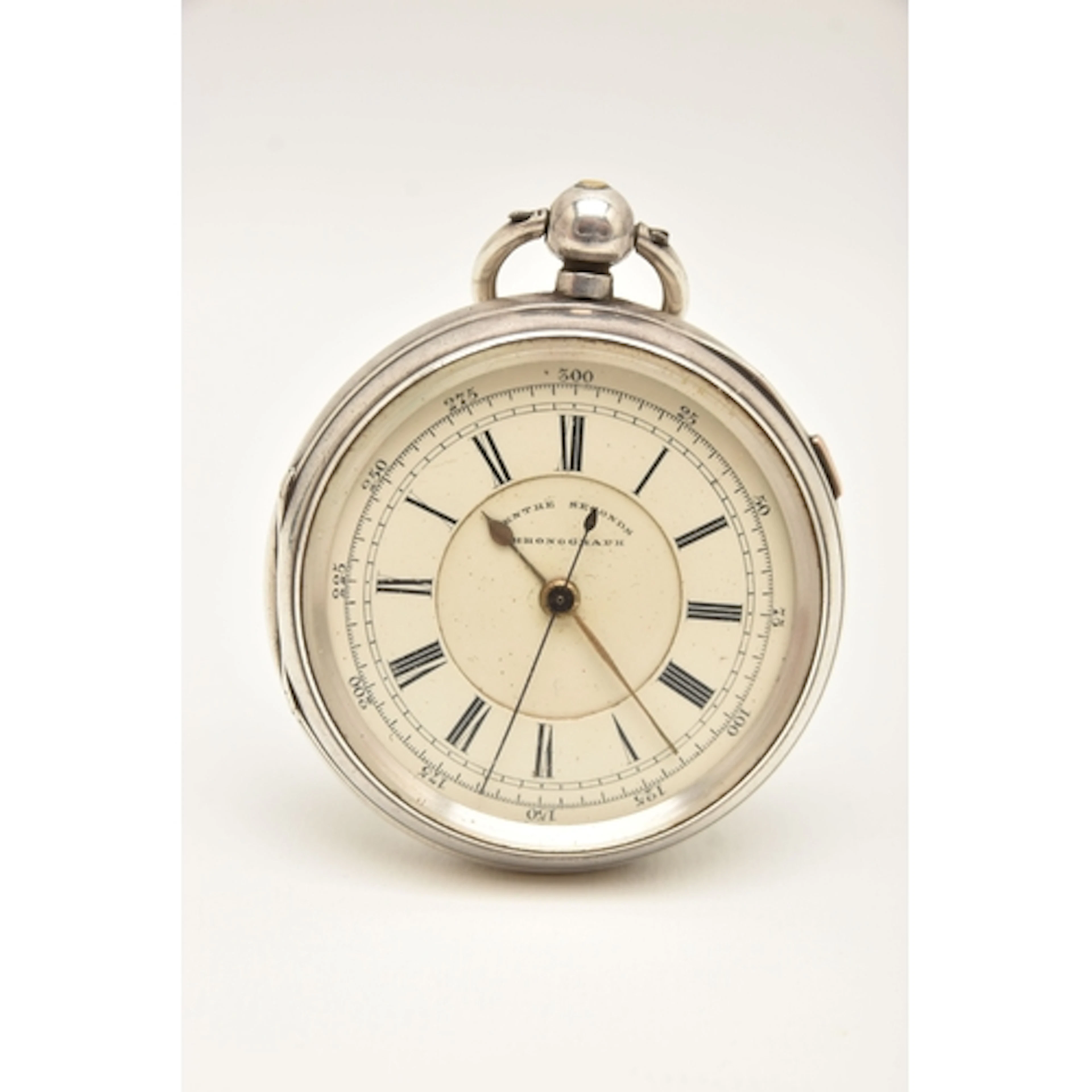 A LATE VICTORIAN SILVER OPEN FACE POCKET WATCH, key wound, r...