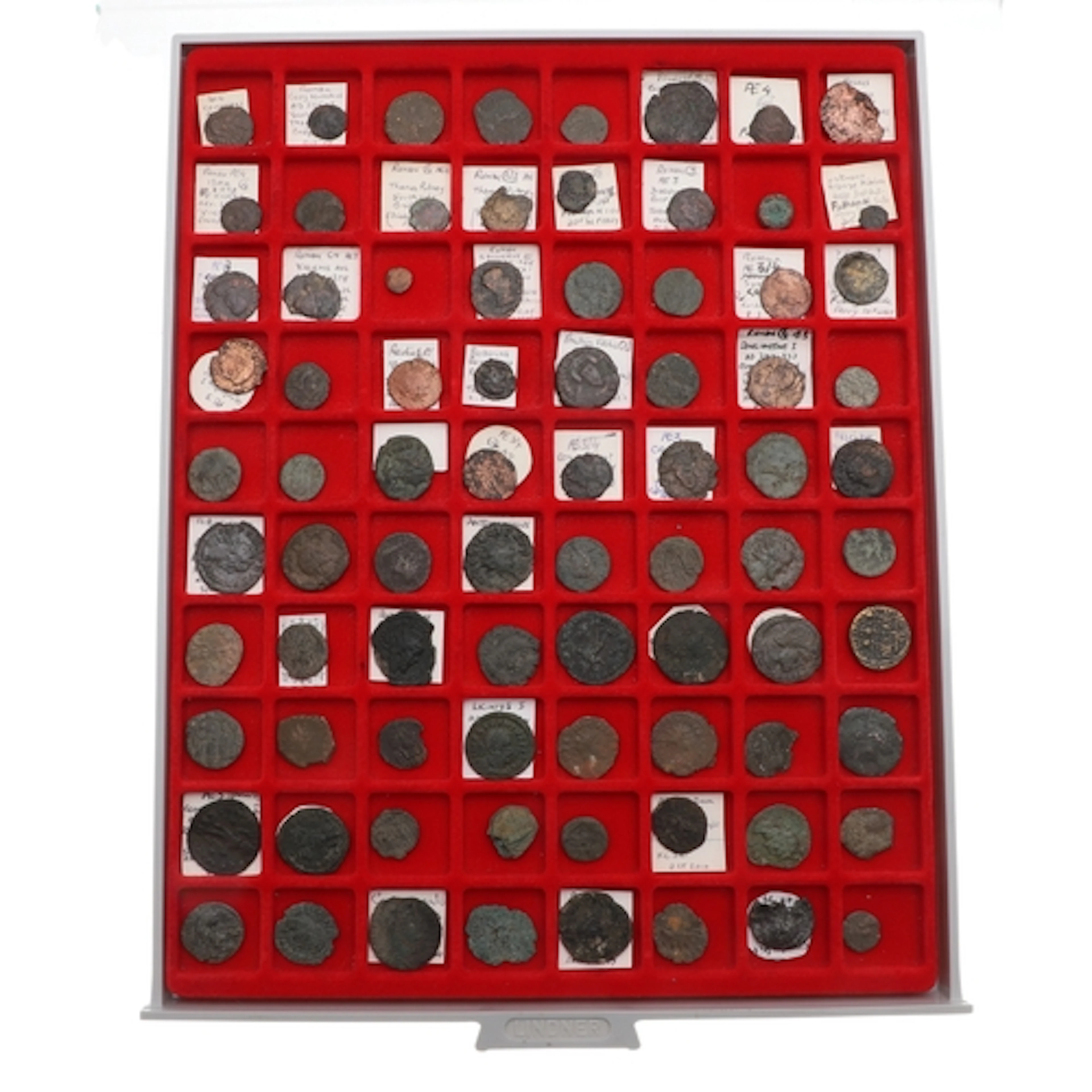 A MIXED COLLECTION OF EIGHTY ROMAN COINS TO INCLUDE THAMES F...