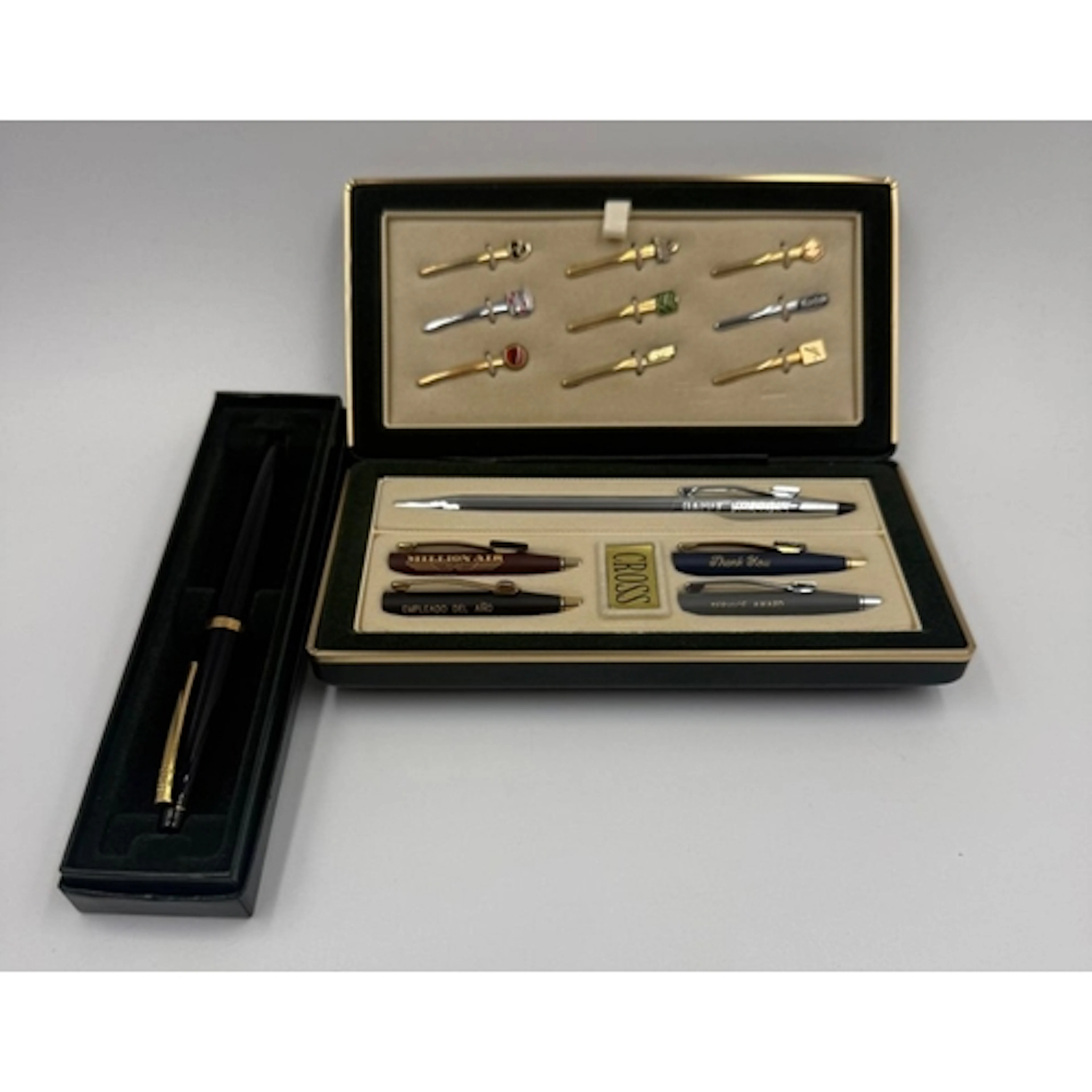 A Cross salesman's sample and promotional display box with a...