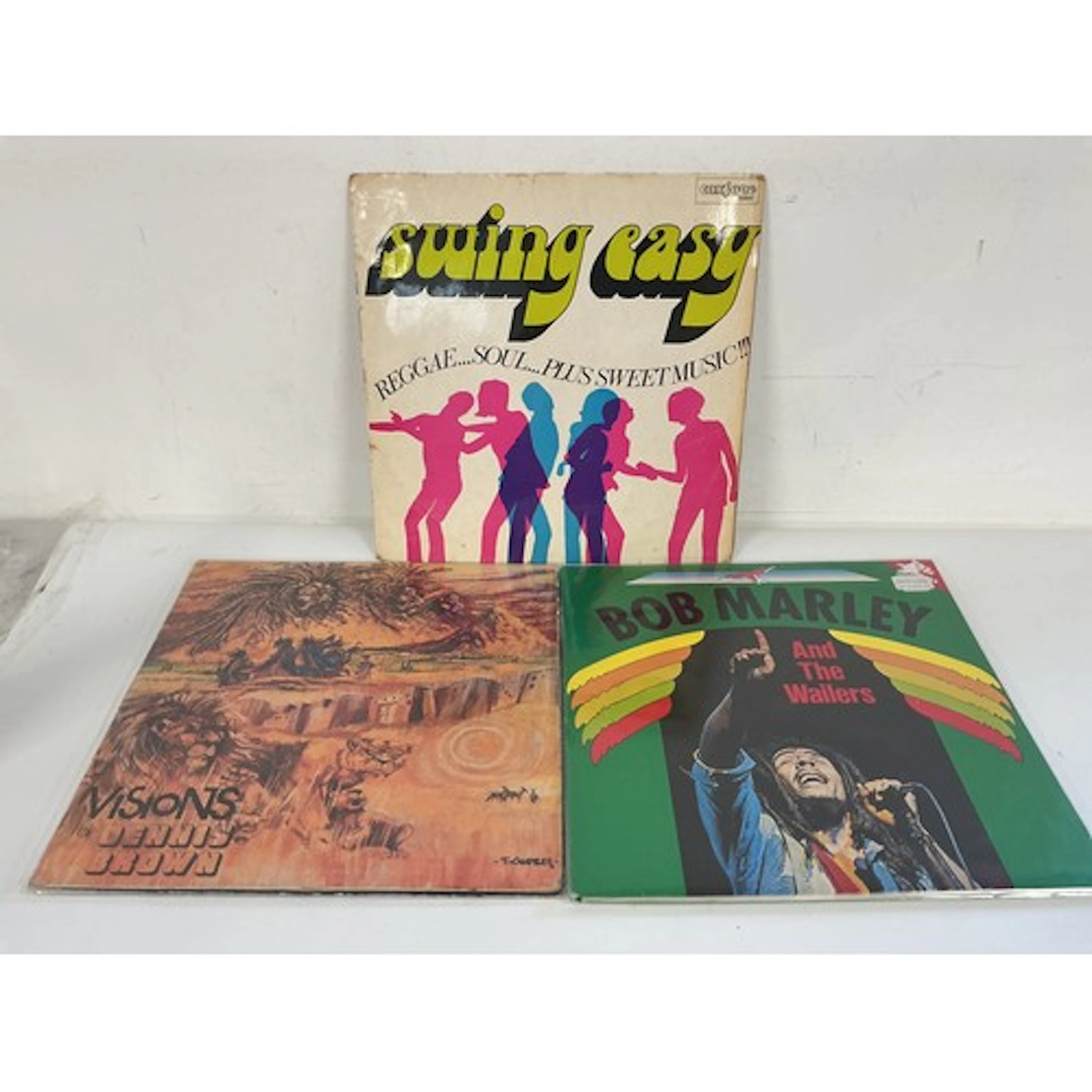 Three reggae LPs comprising a Swing Easy compilation on Coxs...