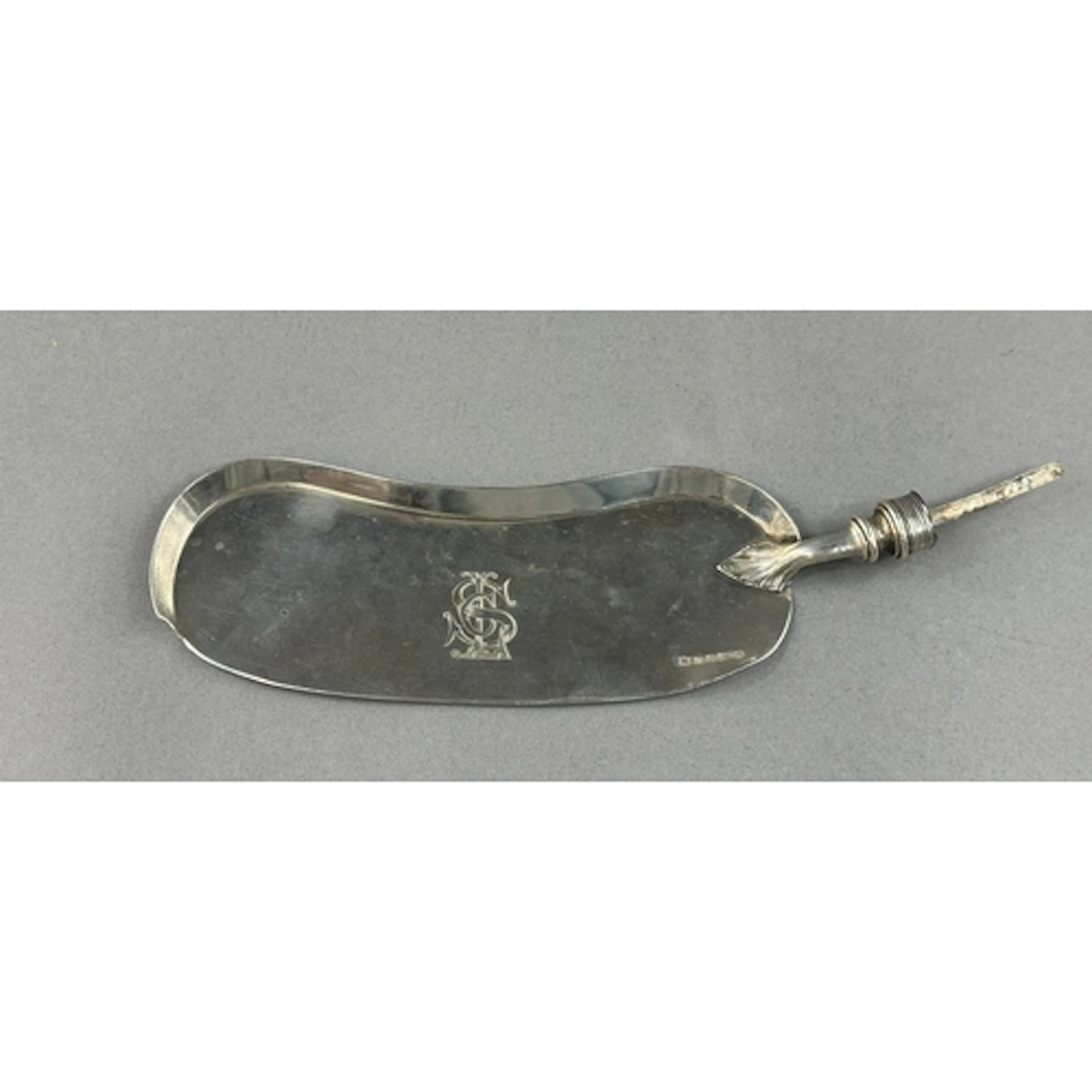 Silver: a Victorian crumb scoop by Wilson and Davis, Sheffie...