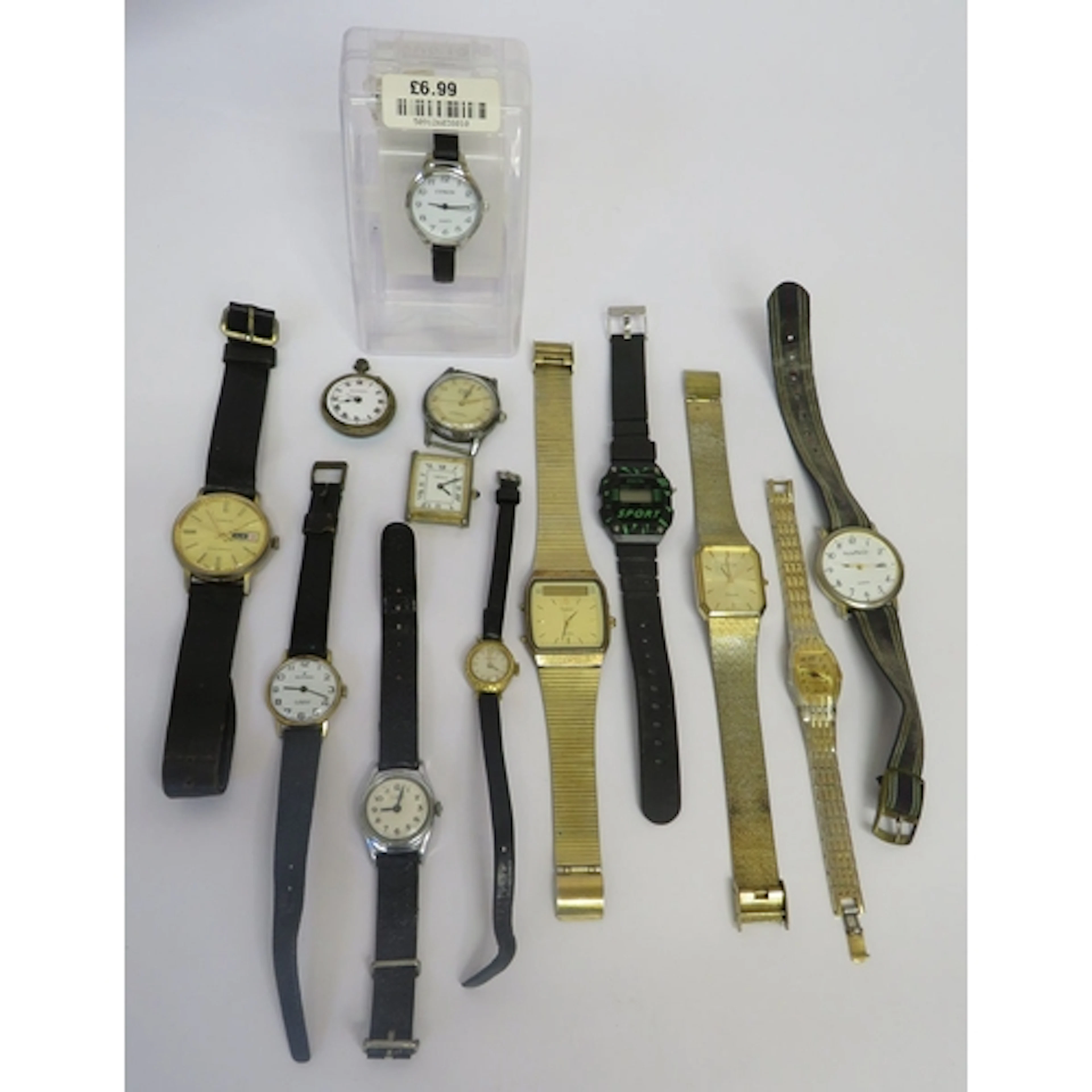 Wristwatches incl. Philip Mercier Quartz, Citron quartz, gen...