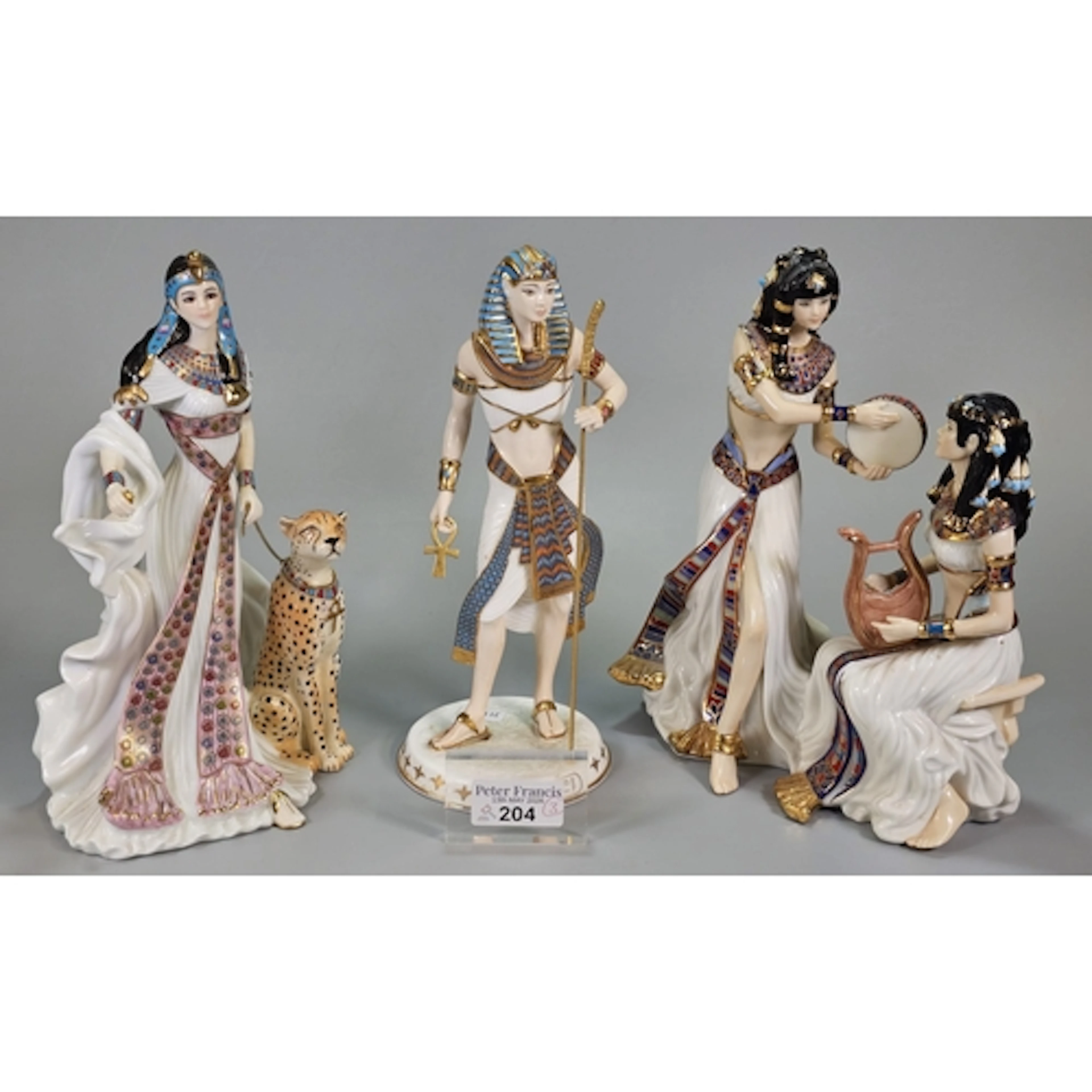 Wedgwood bone china 'Tutankhamun' The Boy King figurine, Roy...