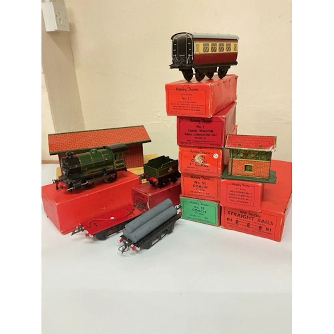 A Collection Of Boxed Hornby 0 Gauge including #51 Locomotiv...