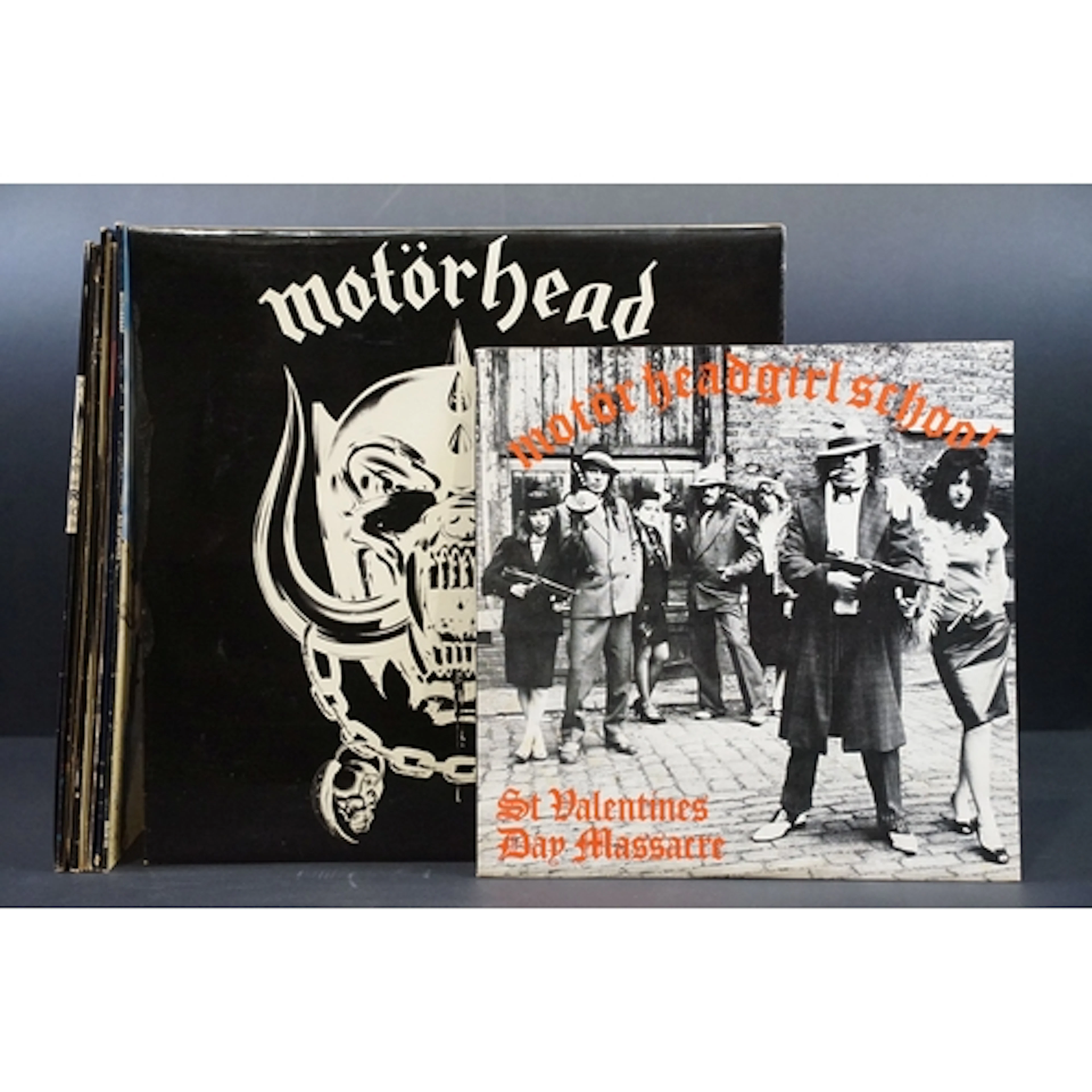Vinyl - 2 Motorhead LPs, 9 12" and 1 10" to include self tit...
