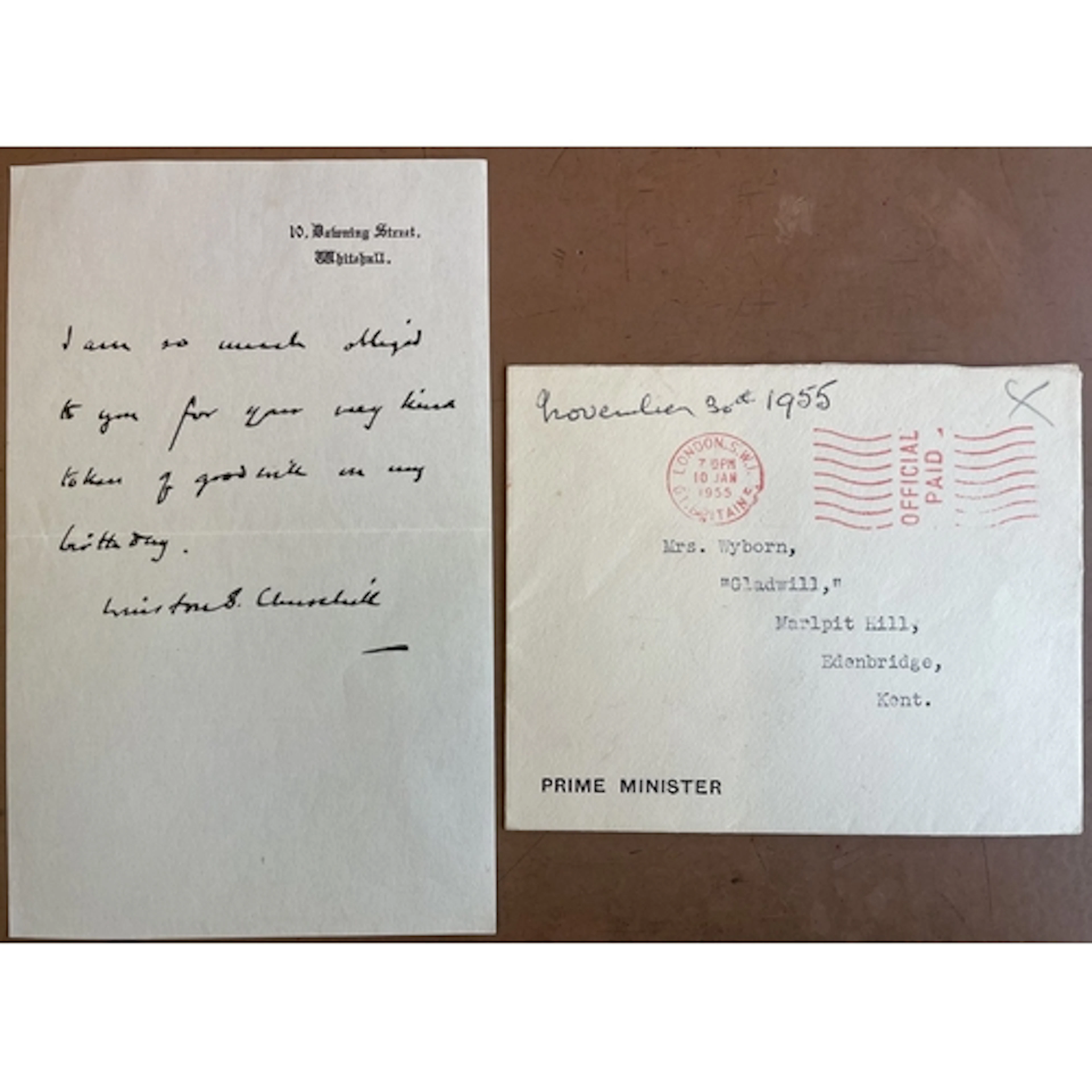 Thematics. A very good coln of signed covers in plastic albu...