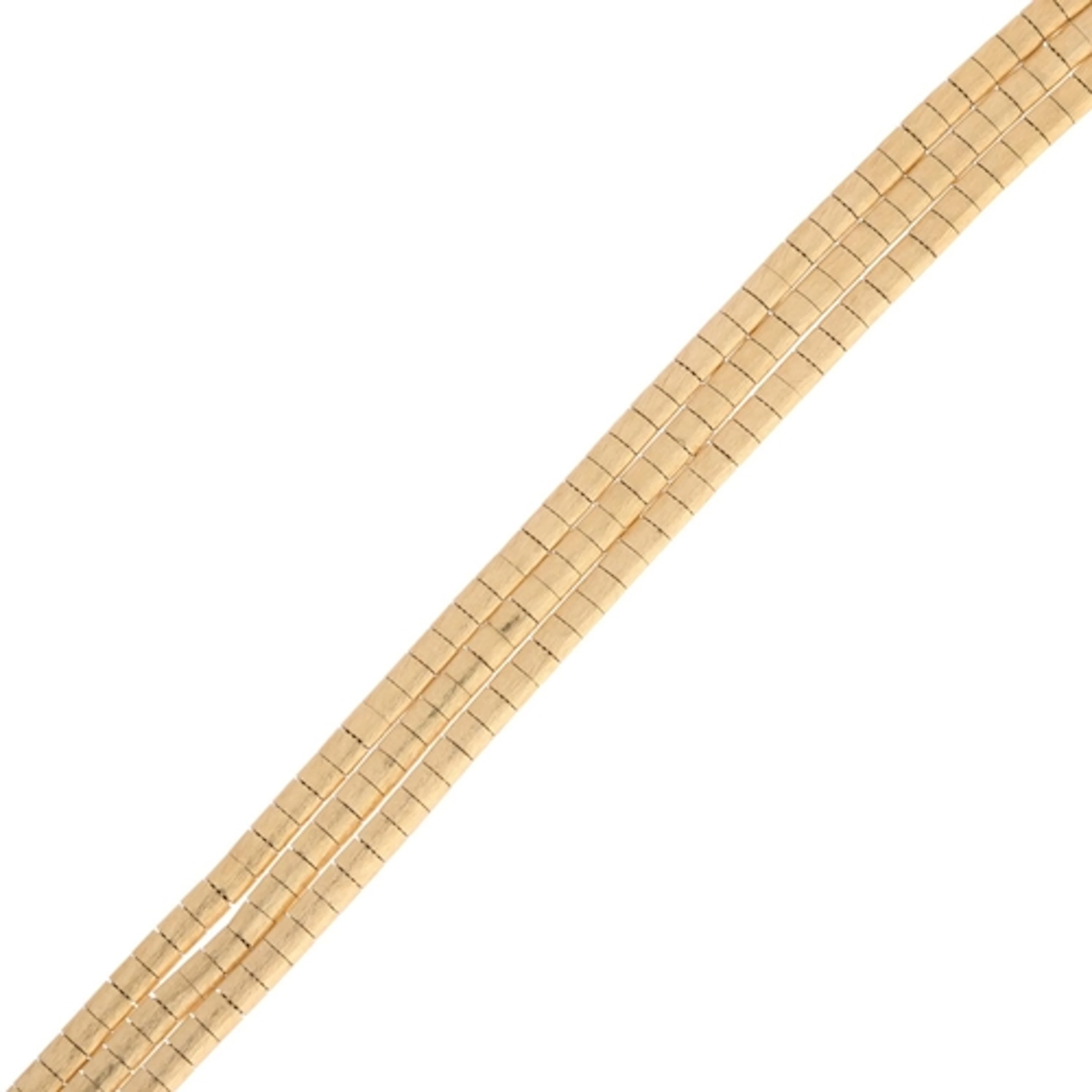 A Vintage Italian 18ct gold multi-link chain bracelet, textu...